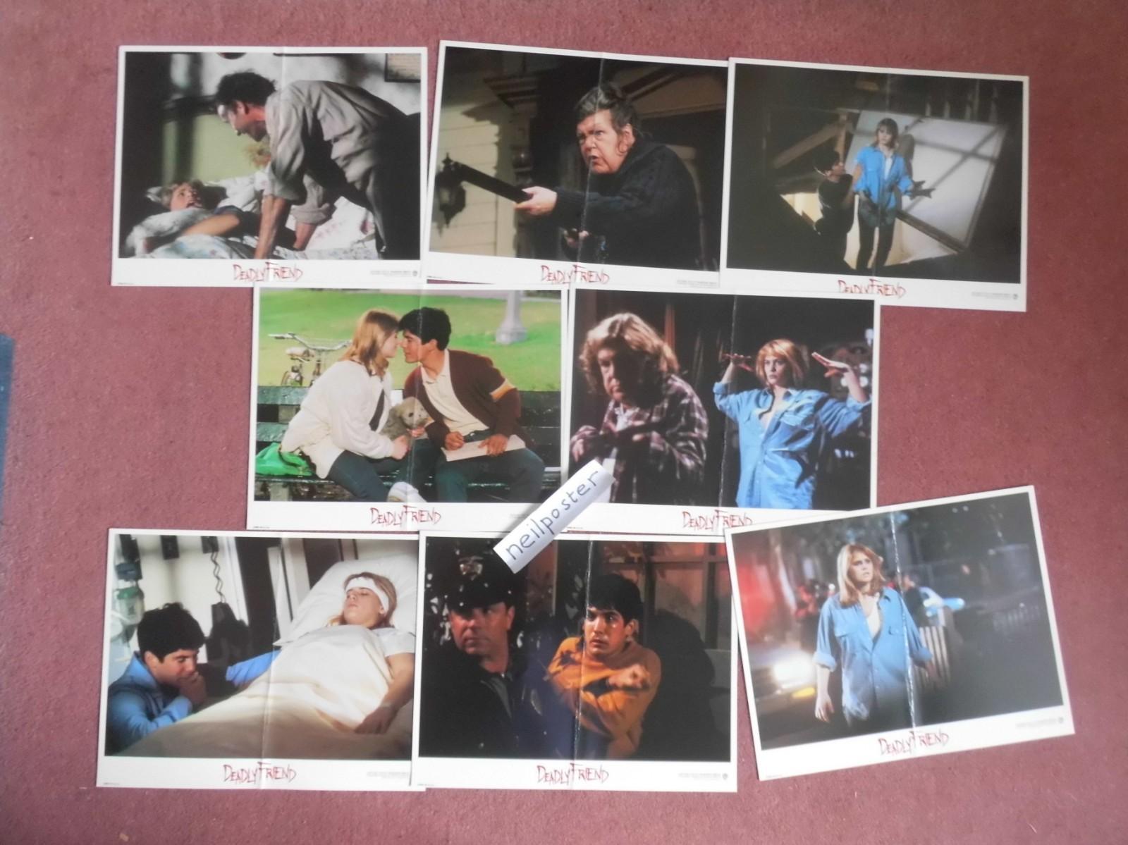 DEADLY FRIEND (1986) US lobby cards WES CRAVEN