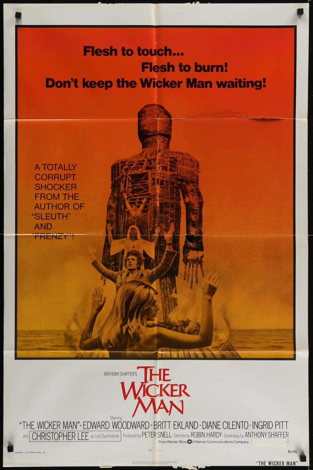 The Wicker Man 1973 Original Movie Poster 27x41 Horror
