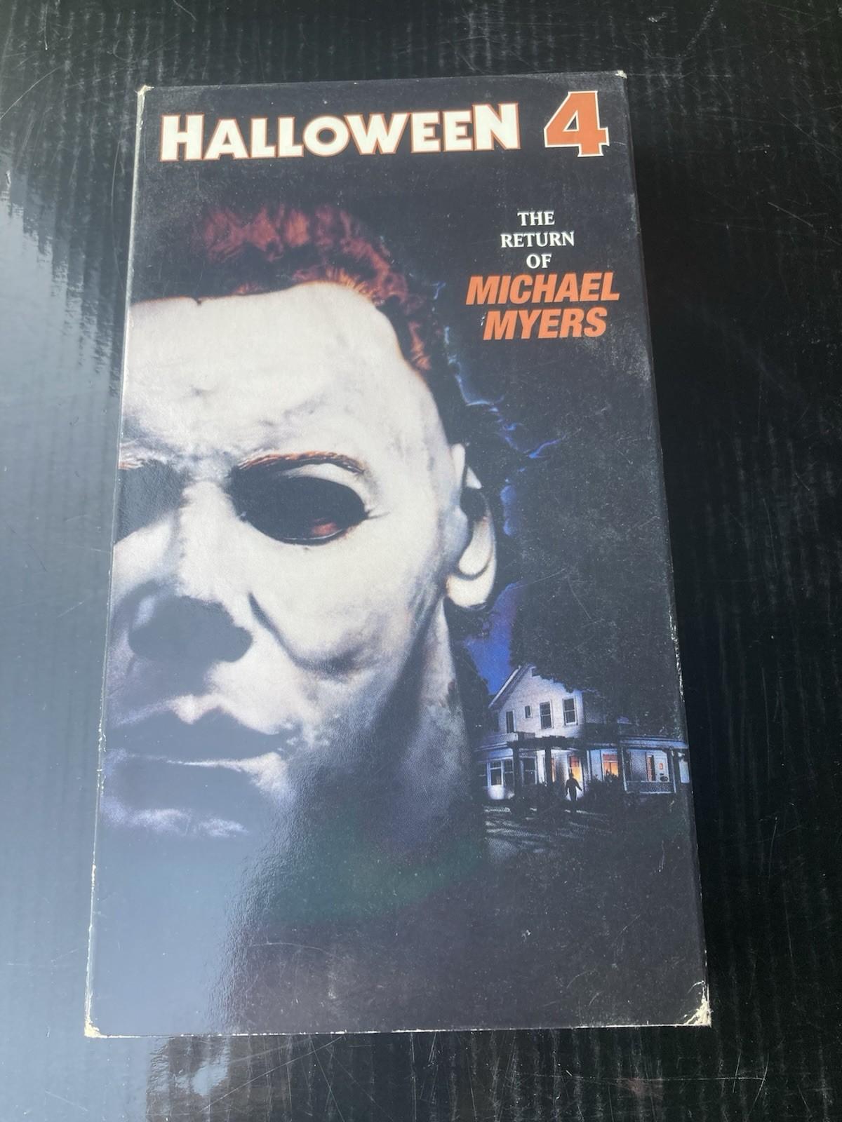 Halloween 4 The Return Of Michael Myers (1988, 1989) VHS Tape Horror Rare.