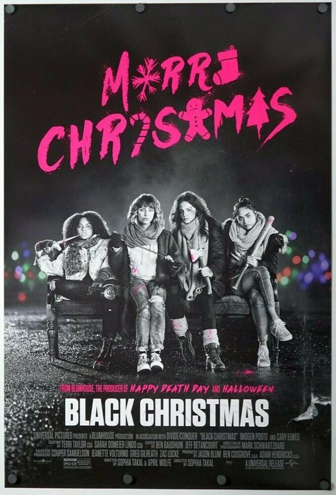 BLACK CHRISTMAS Authentic cinema Movie Poster 2 Sided original 27x40 C6