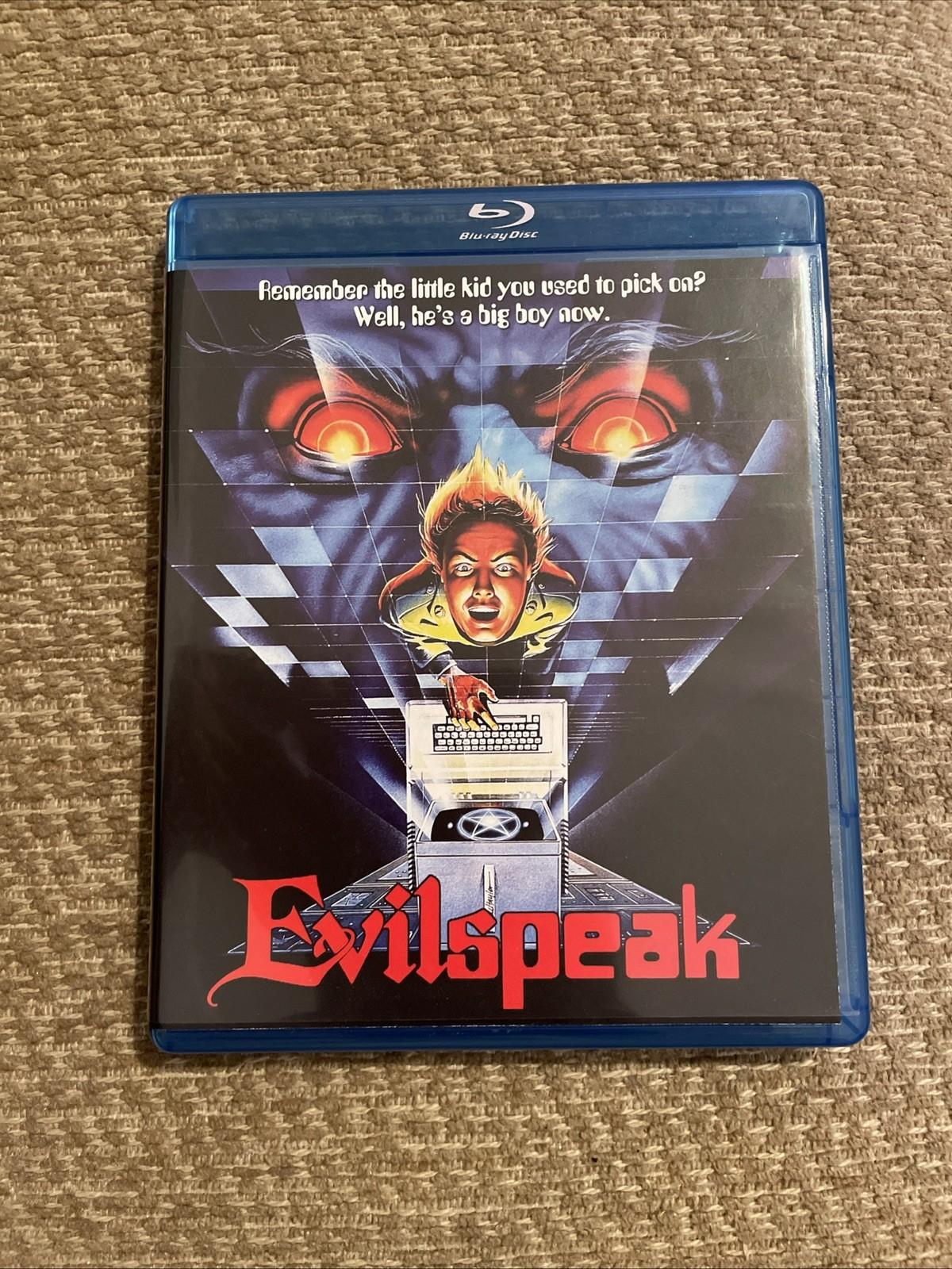 Evilspeak (1981) Blu Ray Scream Factory  OOP Clint Howard Cult Horror promo copy