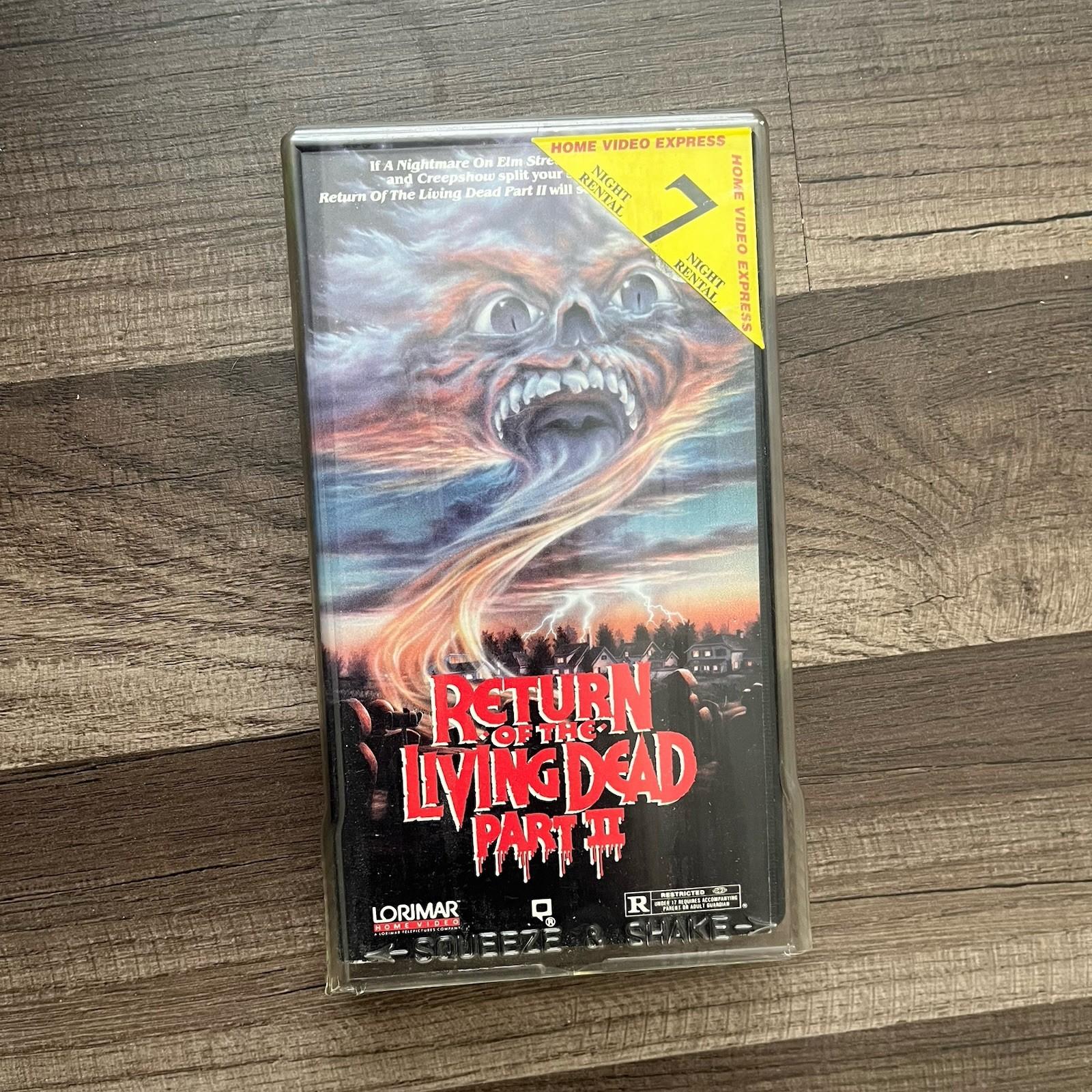Return of the Living Dead Part II 2 VHS Lorimar 1987  RARE 