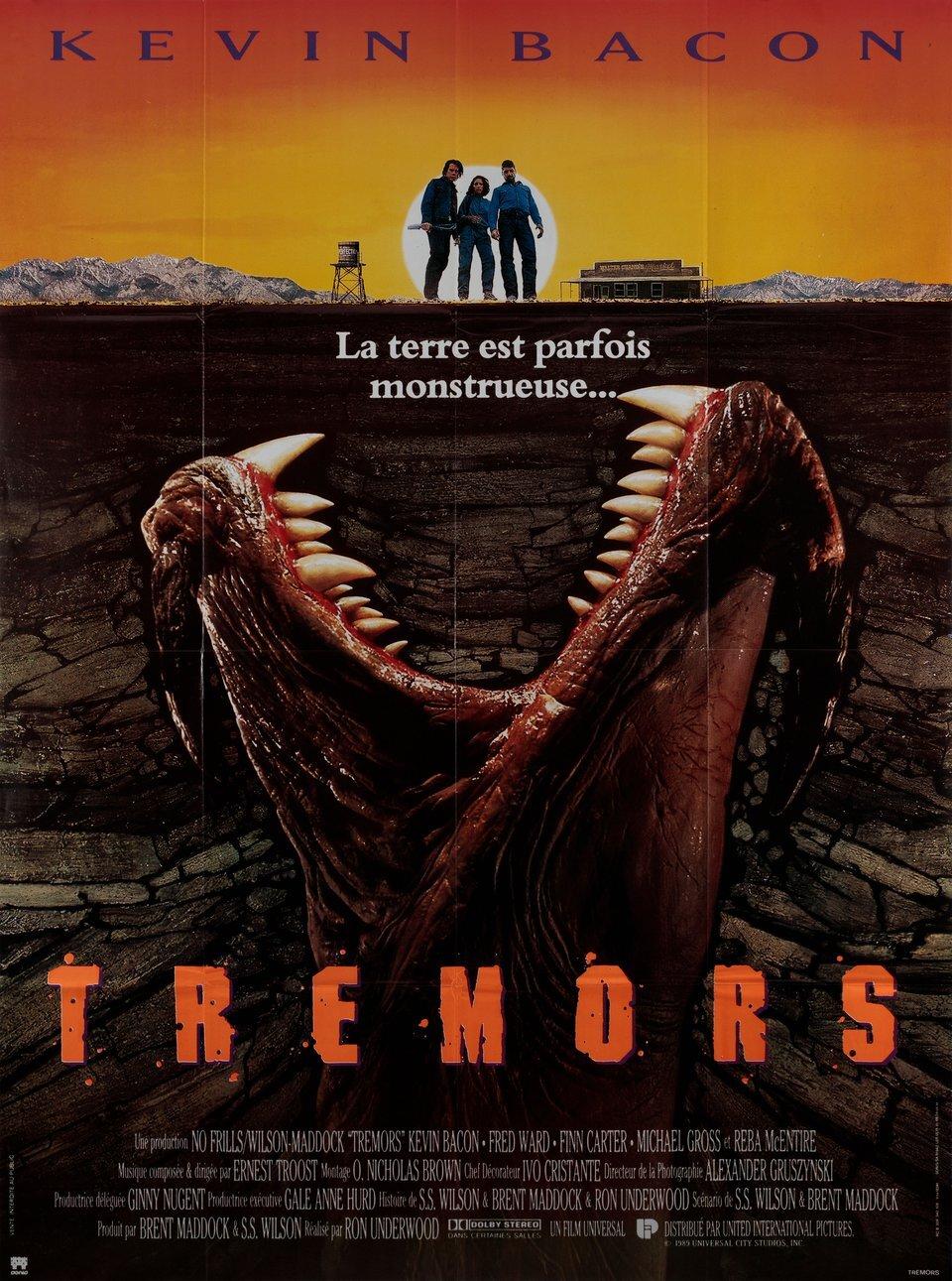 Tremors 1990 French Grande Poster