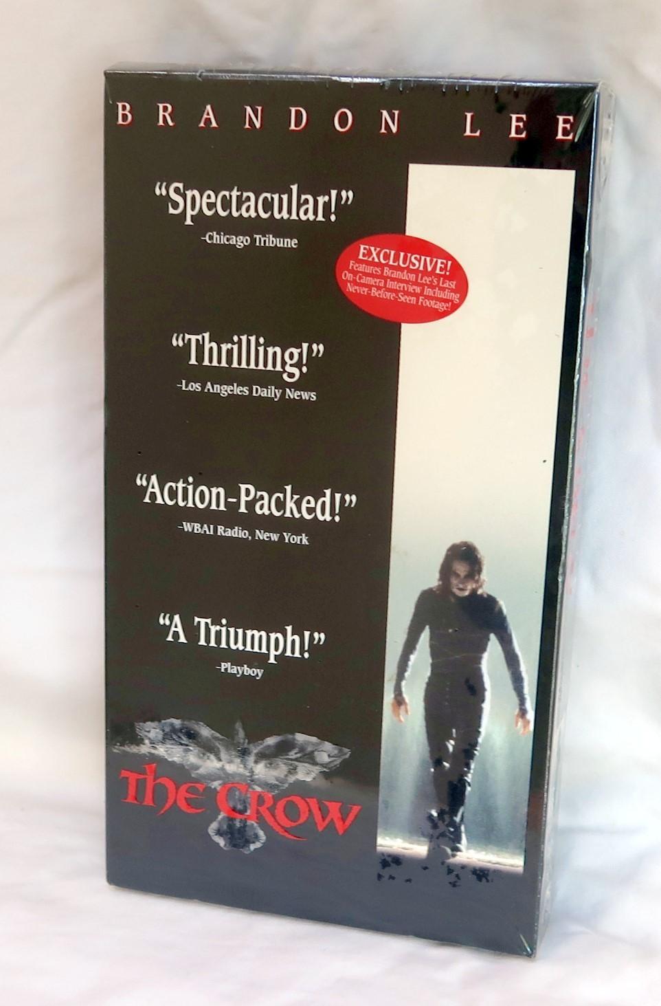 The Crow (VHS, 1994) SEALED NEW Original Shrinkwrap NEAR Mint Last Interview
