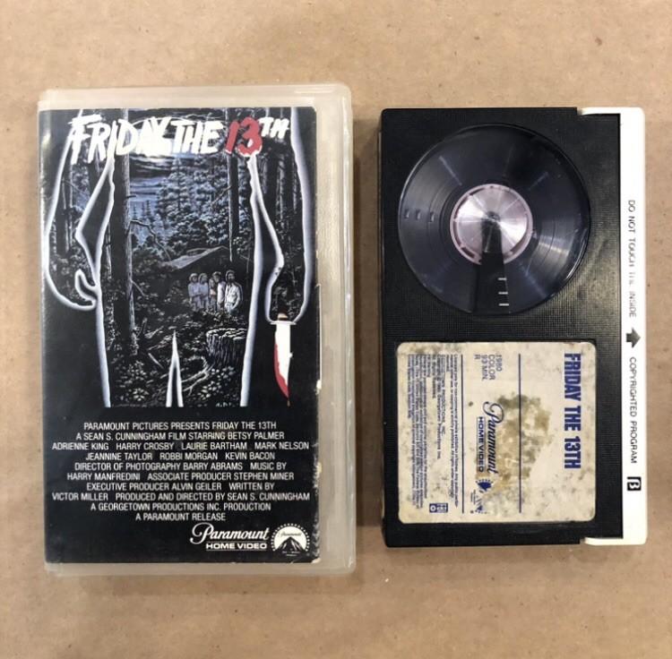 FRIDAY THE 13th(1980)BETA Tape Horror Paramount(Jason Voorhees)CUT BOX tested