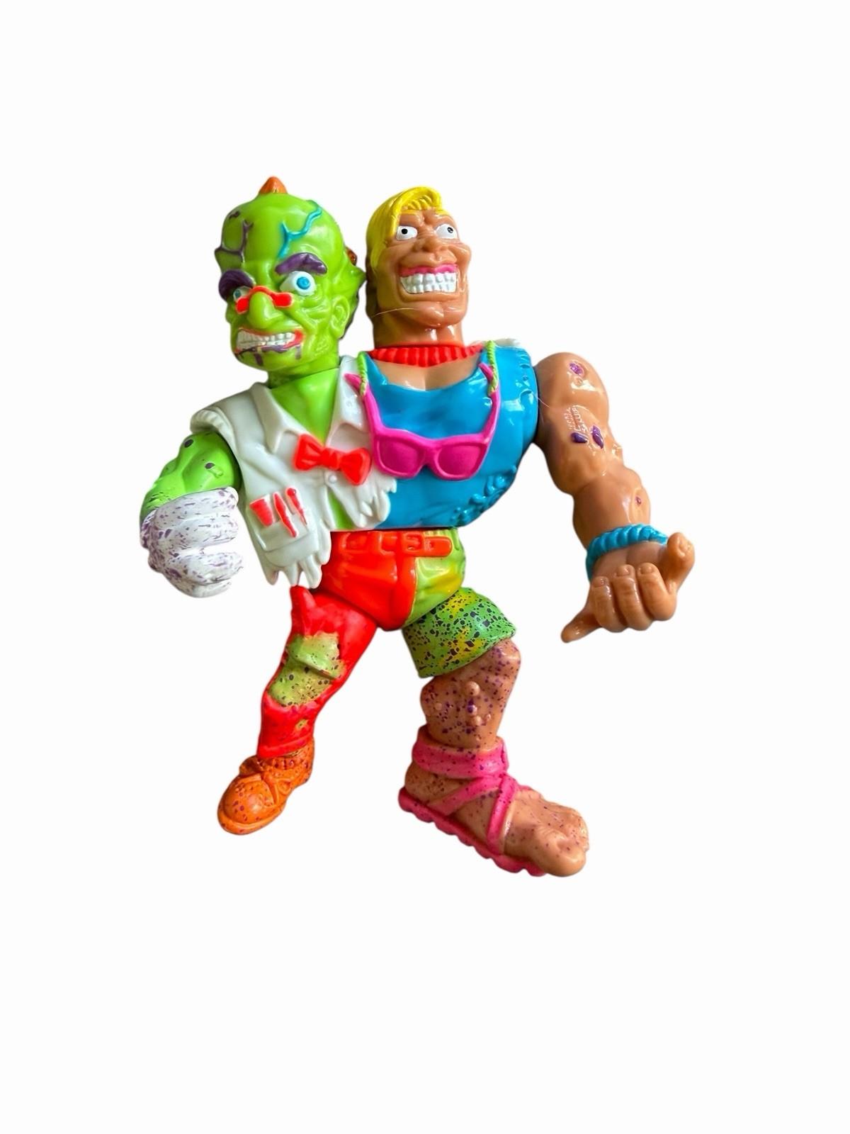 RARE Playmates vintage 1991 Toxic Crusaders Toxic Avenger Headbanger figure