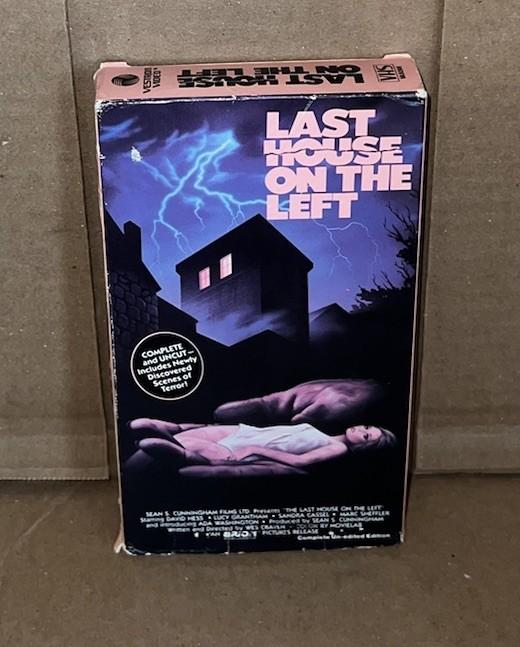 Last House On The Left VHS UNCUT VERSION vestron video RARE & HTF VESTRON