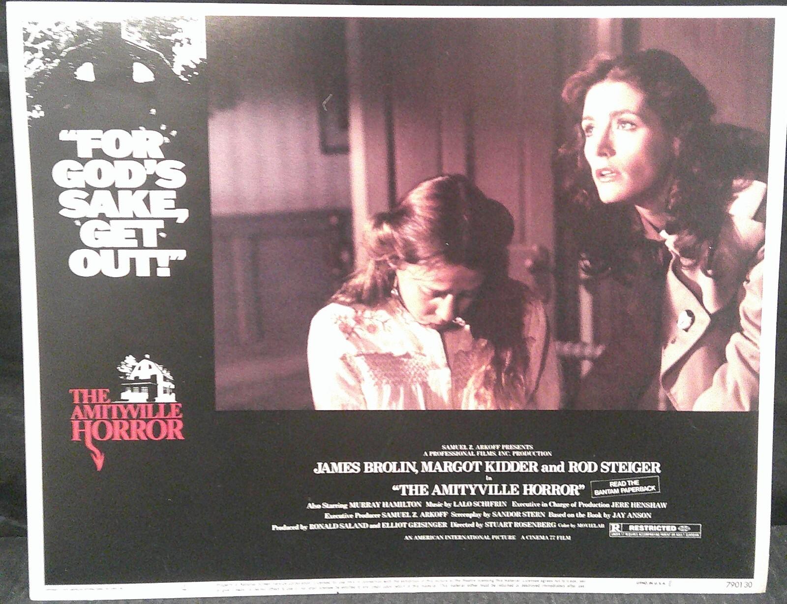 AMITYVILLE HORROR/  3 Original Lobby Cards /  1979/ Margot Kidder - Rod Steiger