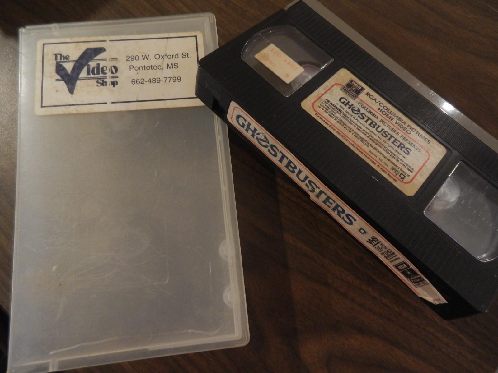 VINTAGE GHOSTBUSTERS VHS TAPE ONLY NO BOX ORIGINAL 1984 RELEASE RCA COLUMBIA 
