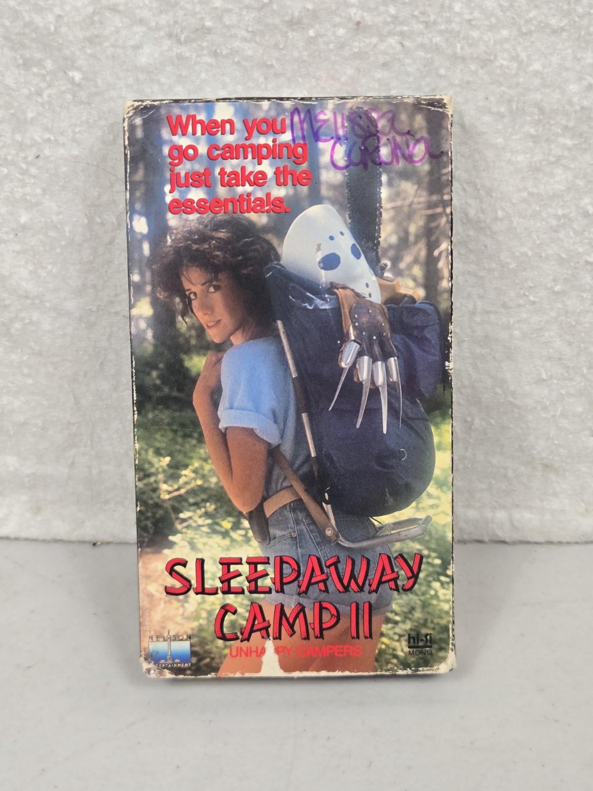 SLEEPAWAY CAMP II Unhappy Campers VHS Tape Horror Nelson Ent 1988 RARE