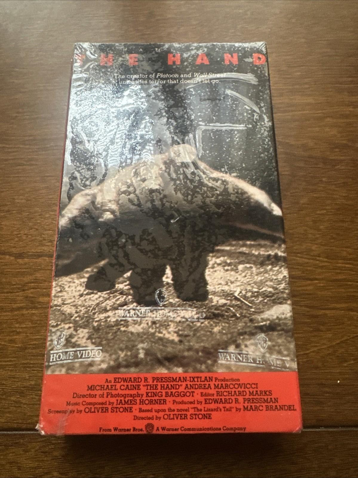 Original Release 1981 The Hand VHS SEALED NEW Warner Horror Michael Caine