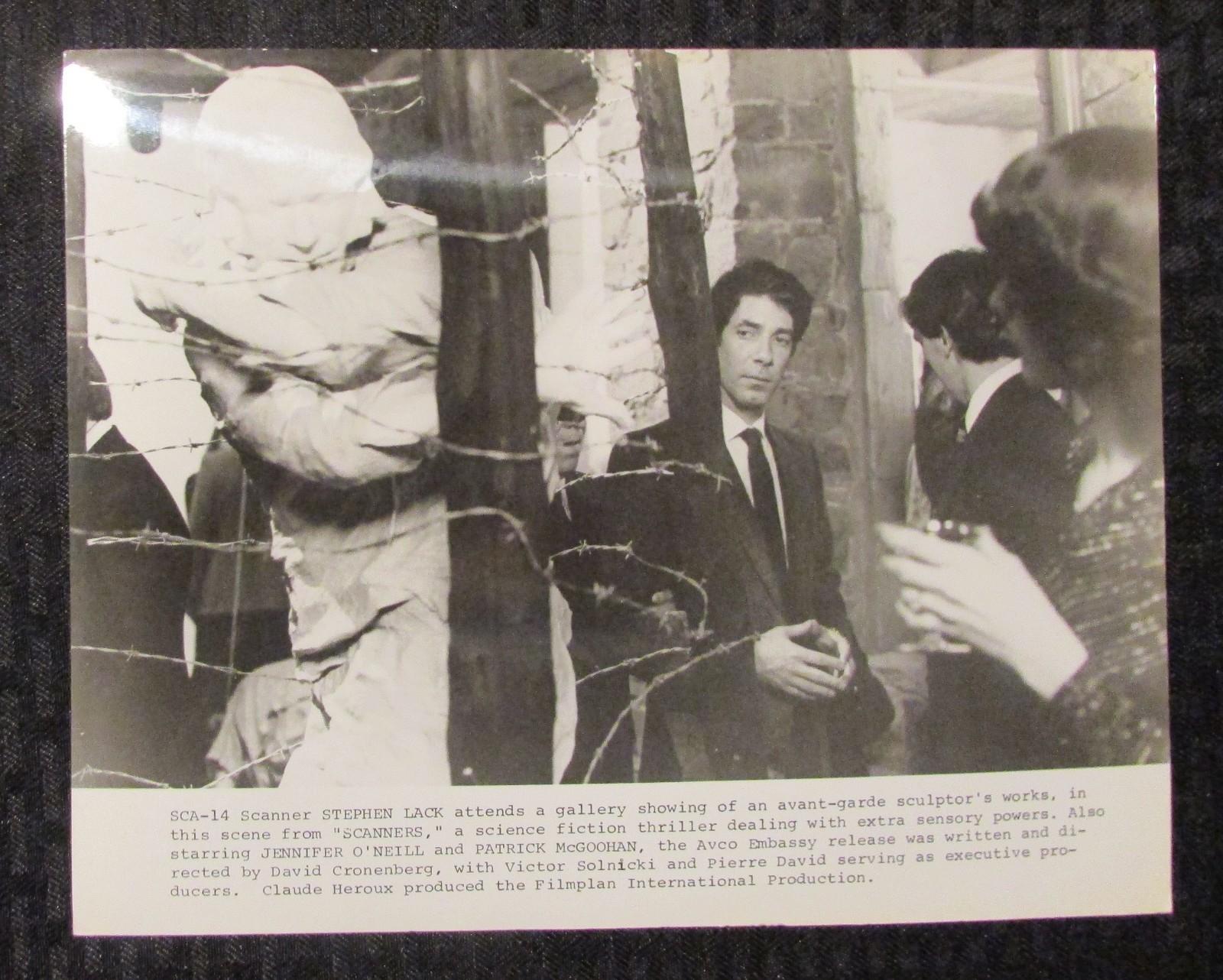 1981 SCANNERS 8x10" Movie Promo Photo FVF 7.0 Jennifer O'Neill, Stephen Lack