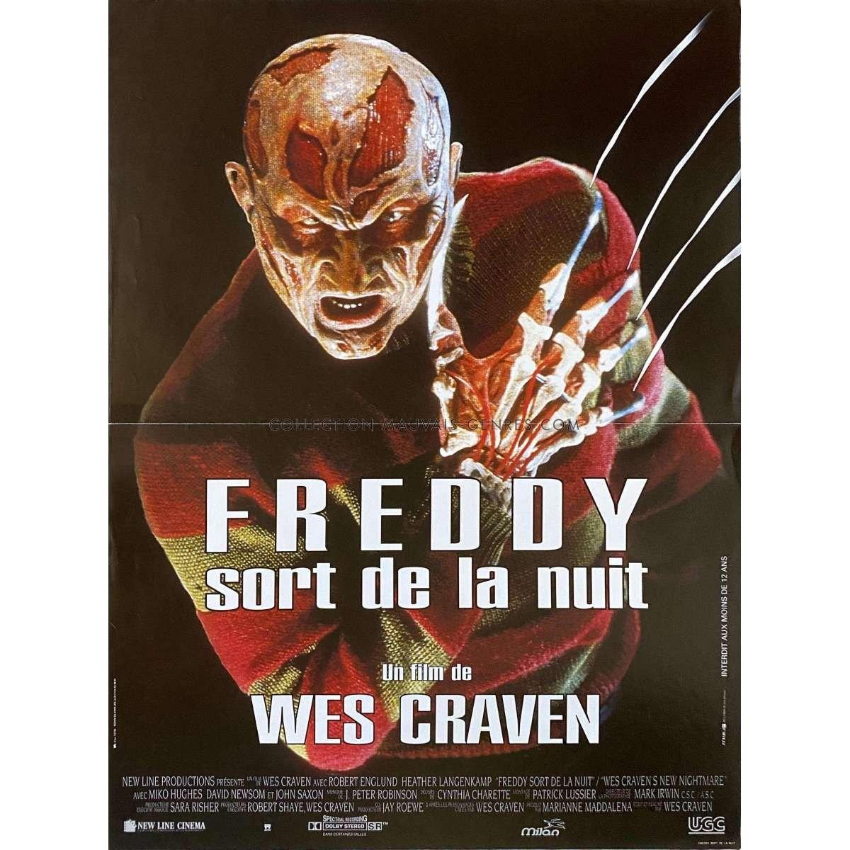 WES CRAVEN'S NEW NIGHTMARE French Movie Poster  - 15x21 in. - 1994 - Wes Craven,