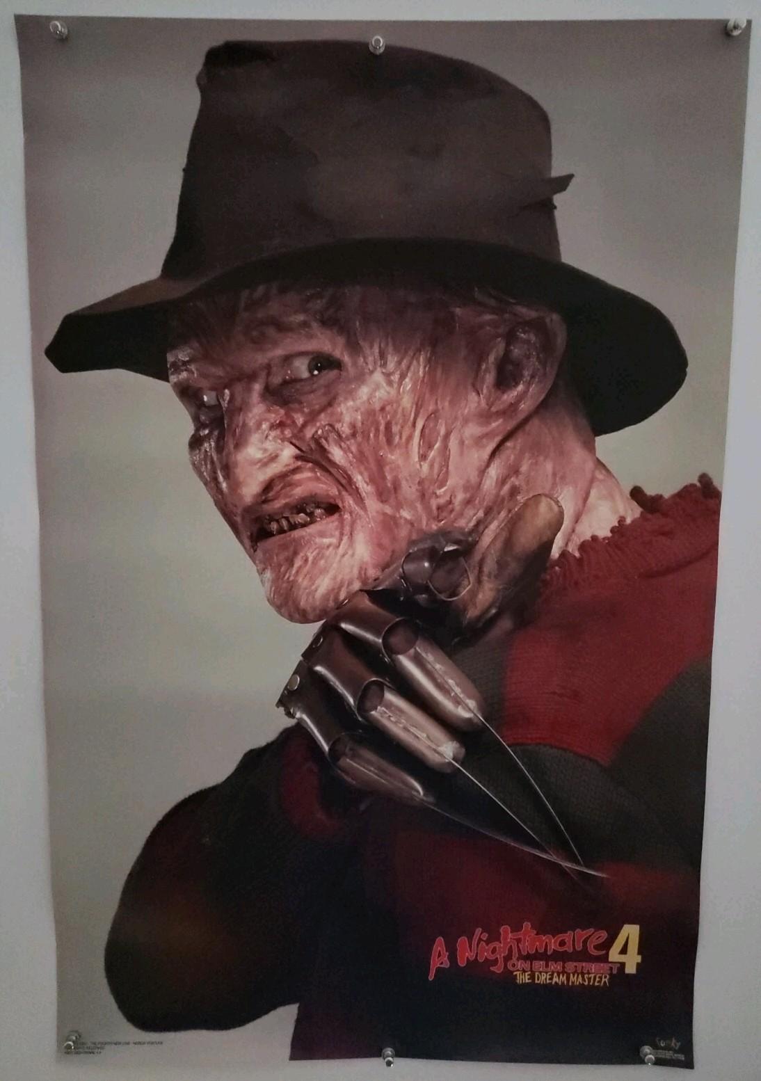 A Nightmare On Elm Street 4 Poster The Dream Master Original 1988 Horror Movie
