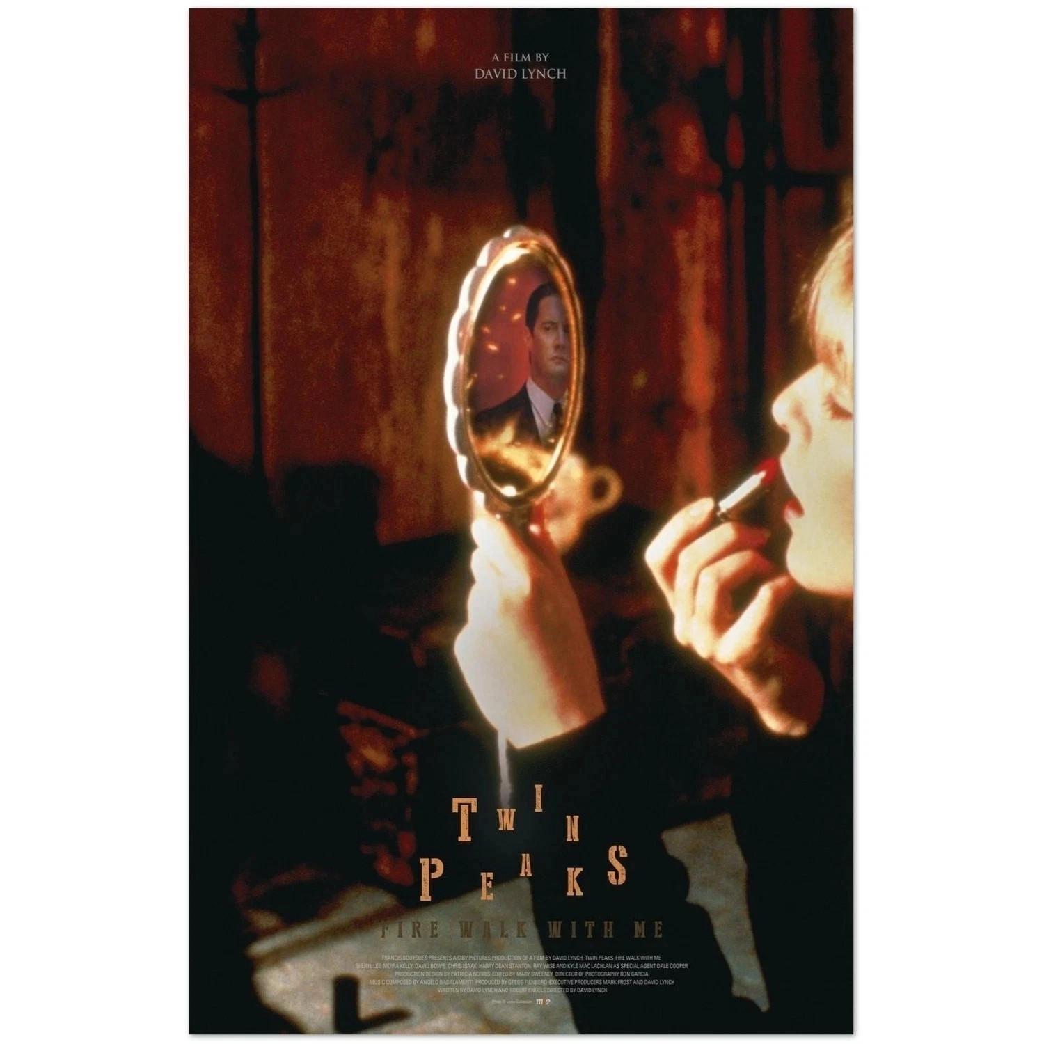 Twin Peaks Fire Walk With Me Poster Vintage