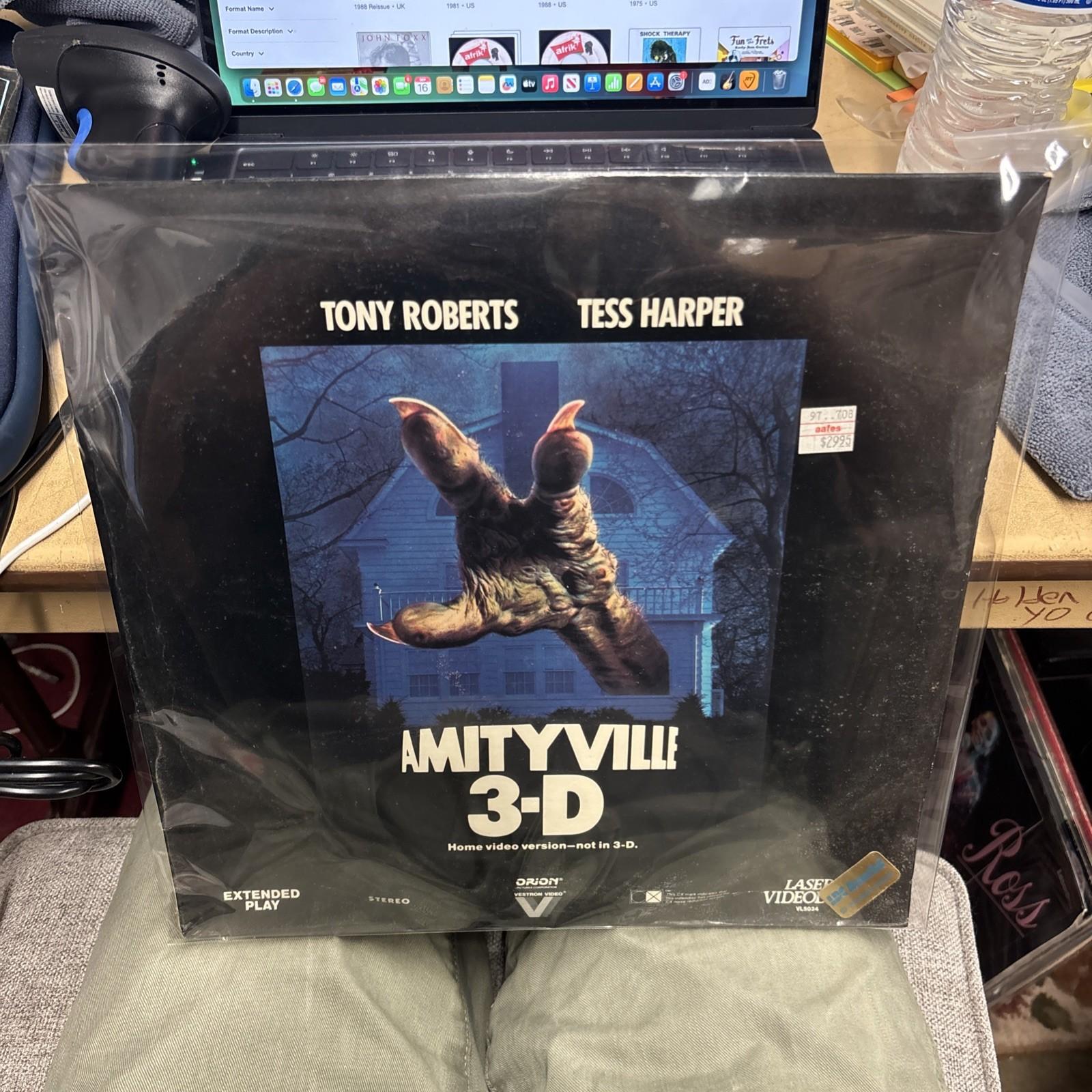 Vintage 1983 Amityville 3-D SEALED LASERDISC VL5034