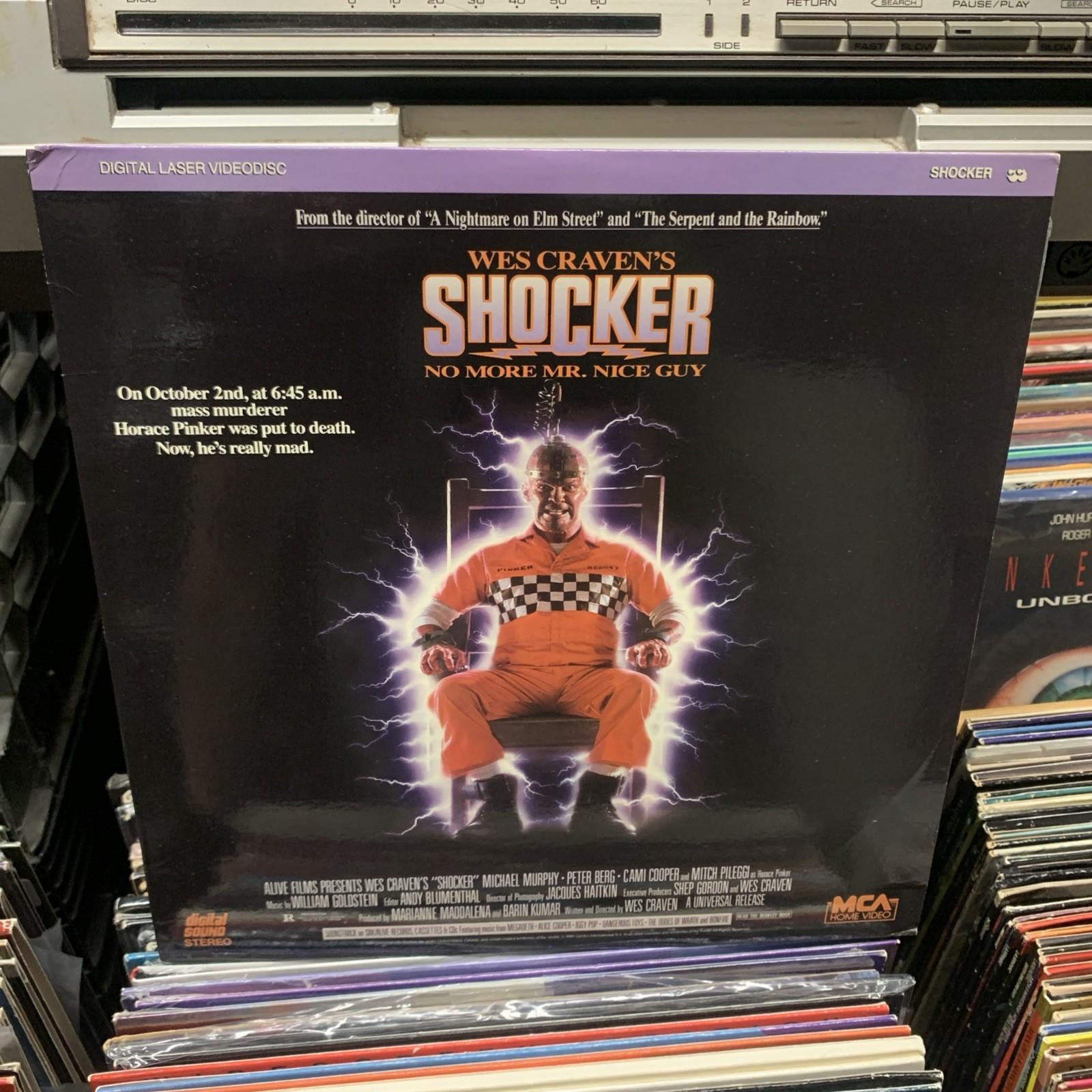Shocker (Laserdisc) WES CRAVEN PETER BERG Great Film Very Rare!