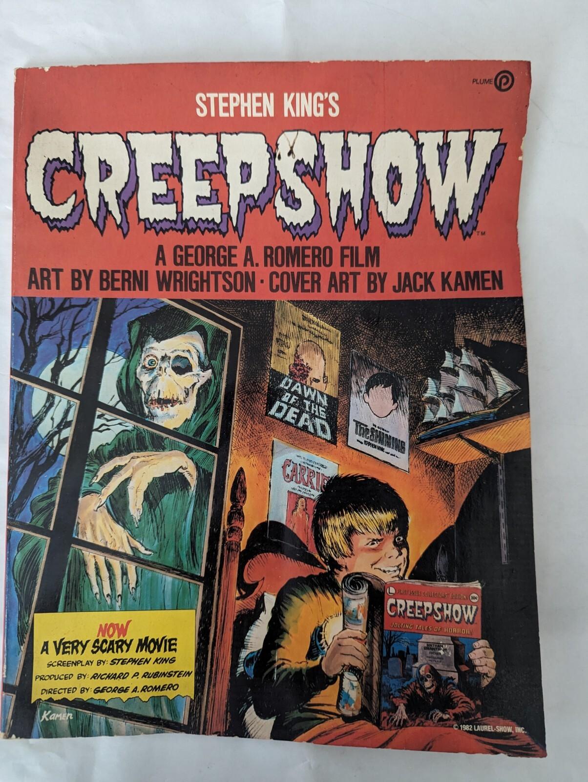 VIntage Stephen Kings Creepshow Original Book Club Edition Plume comic Book