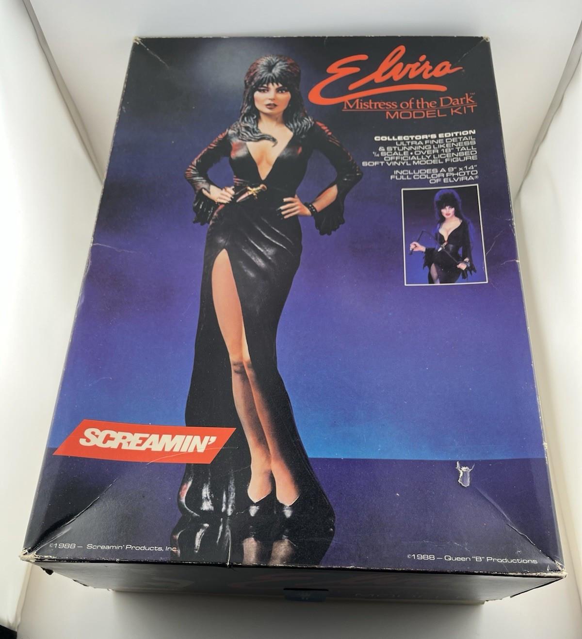 RARE 1988 ELVIRA Mistress of the Dark Screamin Collector's Edition Model Kit