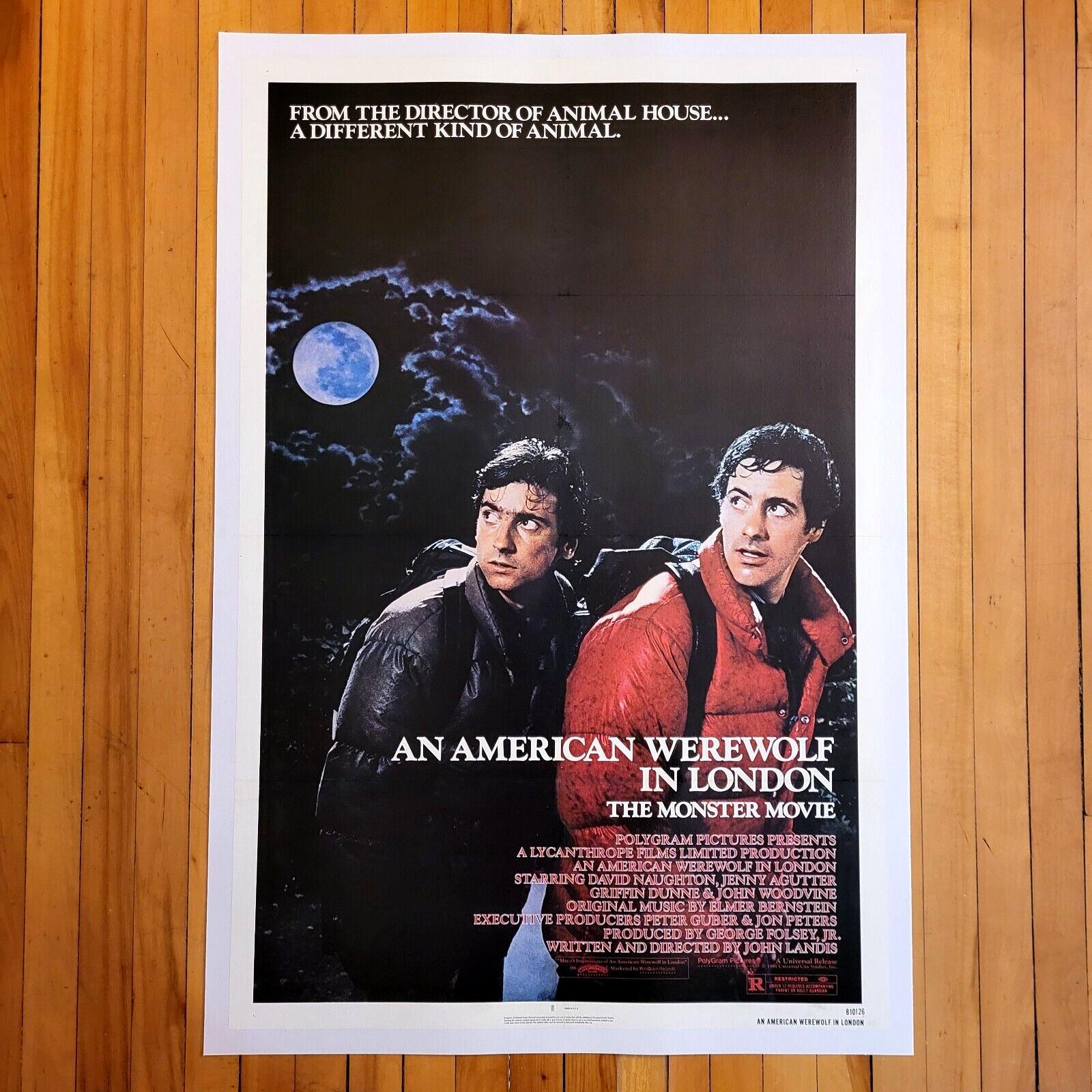 An American Werewolf in London (1981) original 27x41" 1-SH Movie Poster - Linen