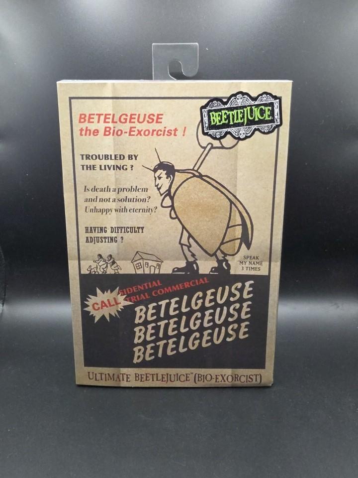 Ultimate Beetlejuice Bio-Exorcist 1988 NECA Reel Toys Action Figure New Sealed