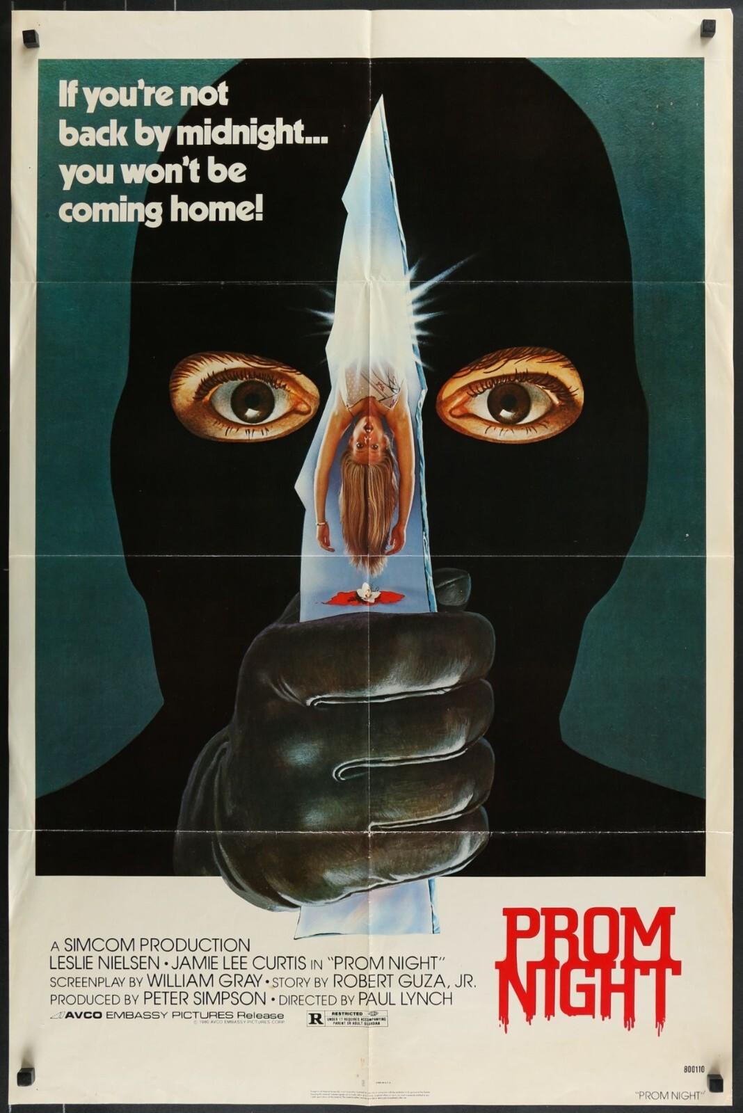 Prom Night (1980) Original Movie Poster Folded 27x41