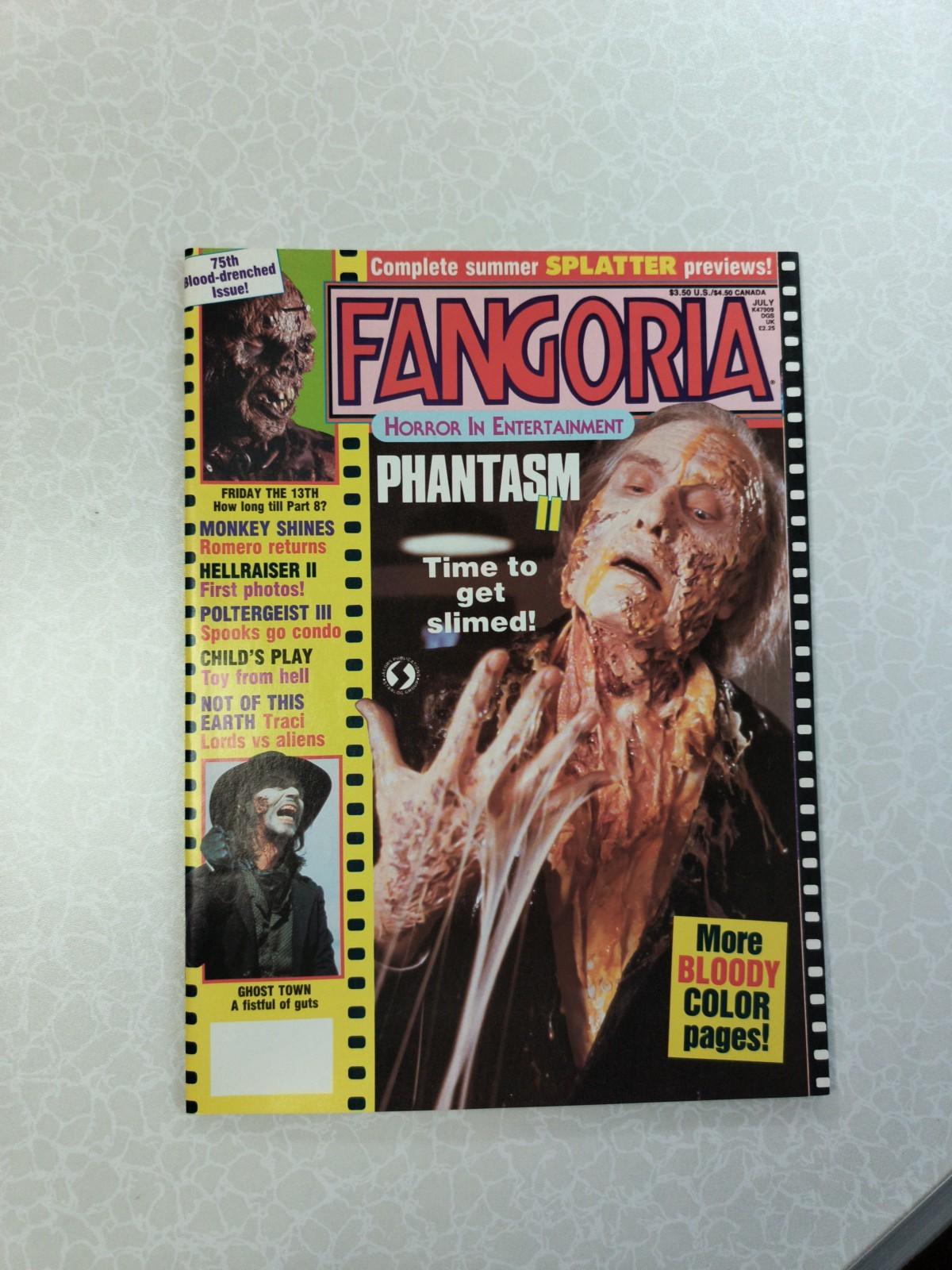 FANGORIA #75 - 1988 - PHANTASM II -HELLRAISER II - CHILD'S PLAY -POLTERGEIST III
