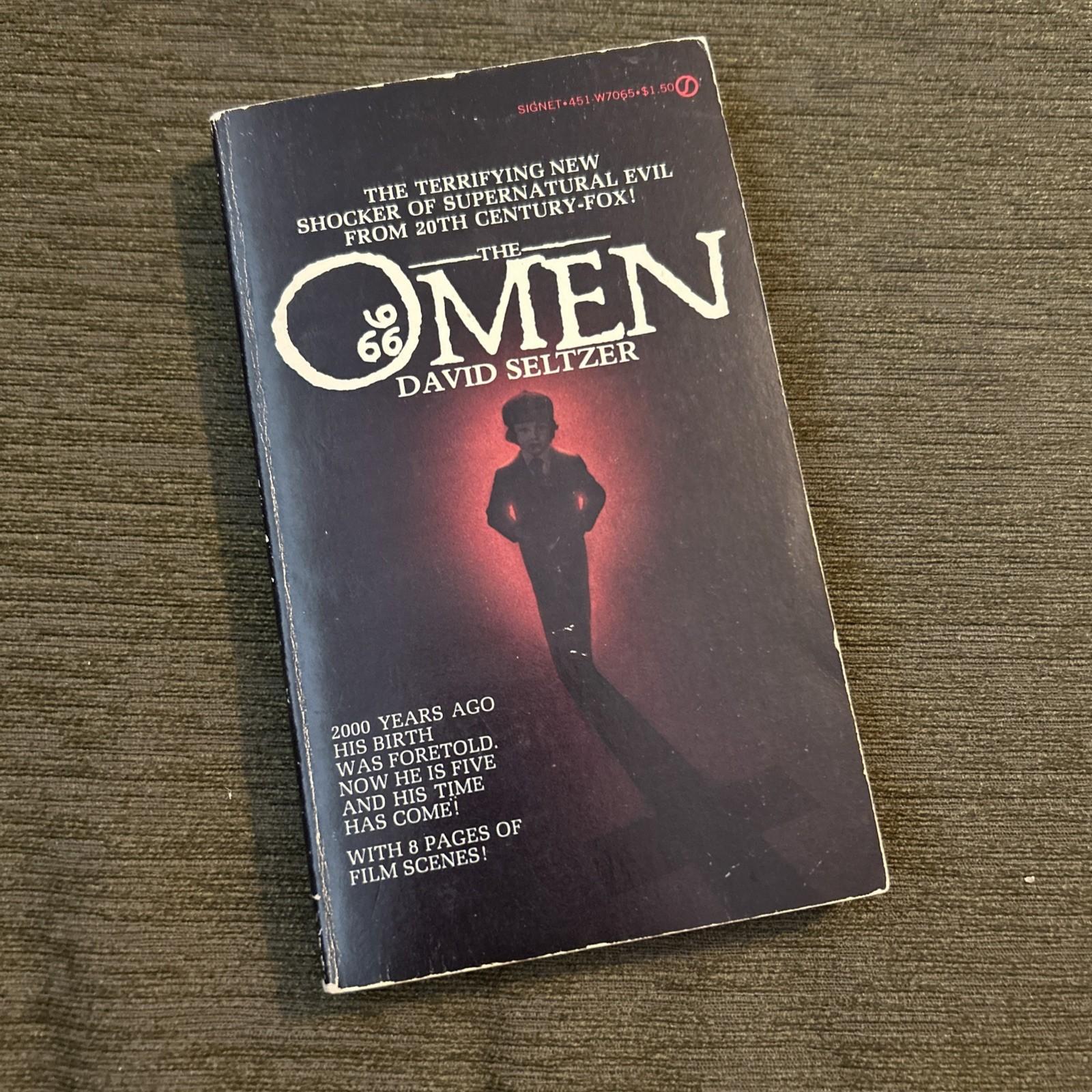 The Omen - David Seltzer 1976  Vintage Horror First Signet Printing