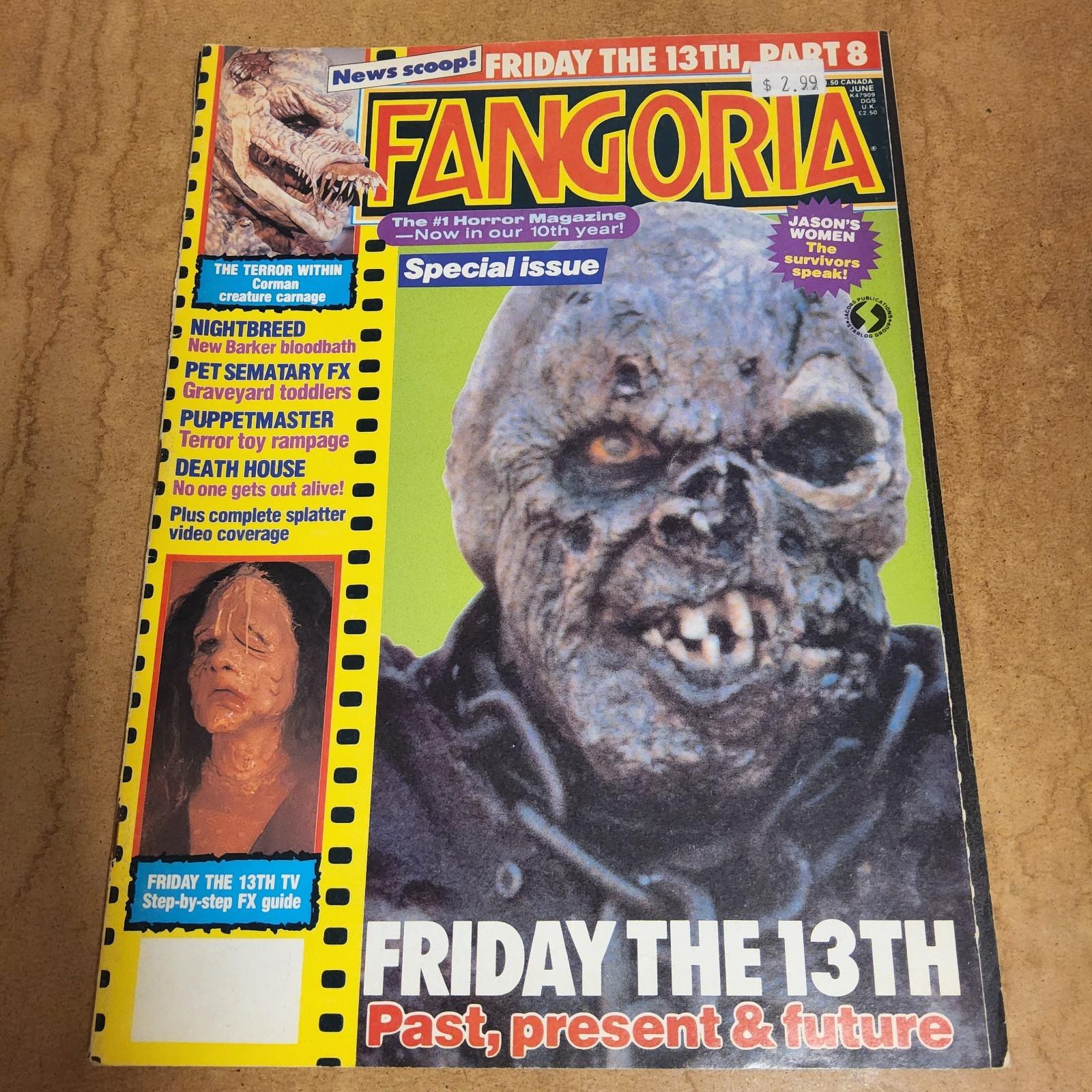 FANGORIA #83 "FRIDAY THE 13TH" NIGHTBREED, PET SEMATARY, PUPPETMASTER, 