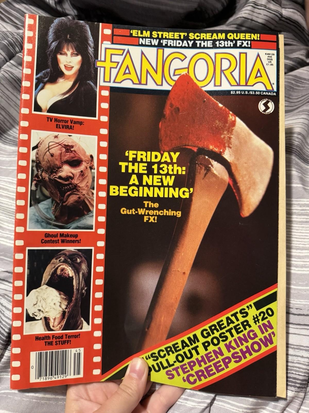Fangoria #45 June 1985 Friday the 13th Heather Langenkamp Elvira Fright Night