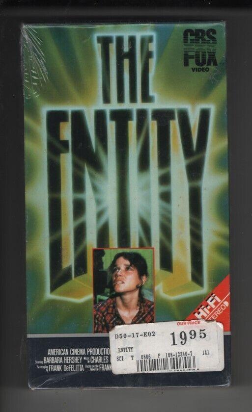 THE ENTITY - Horror VHS Tape - CBS FOX, Barbara Hershey Rare BRAND NEW watermark