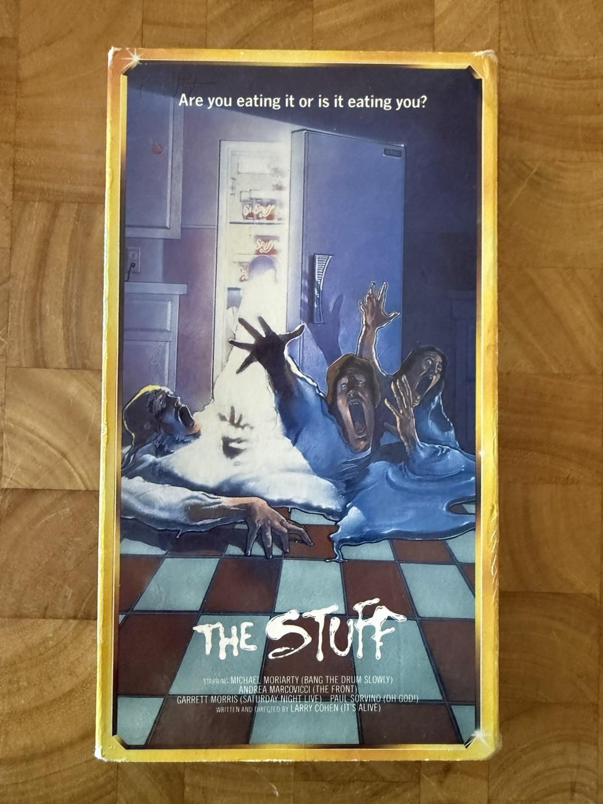 The Stuff VHS Action Horror New World Video Rare