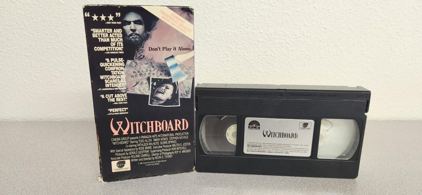 Witchboard (1987, VHS ) ORIGINAL FIRST RELEASE CONTINENTAL VIDEO HORROR SLASHER 