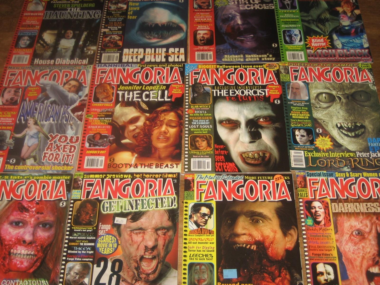 FANGORIA    LOT OF 12   DIFFERENT  ! EXORCIST / GORE / MORE !