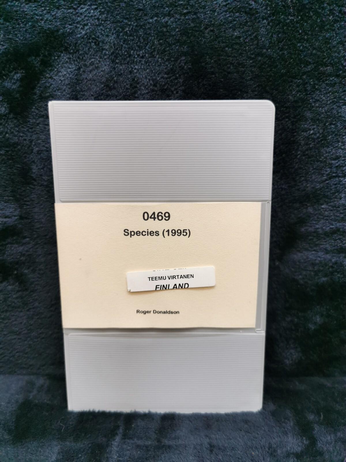 Vintage Betacam Tape of  Species 1995 FINLAND by Roger Donaldson Collectible