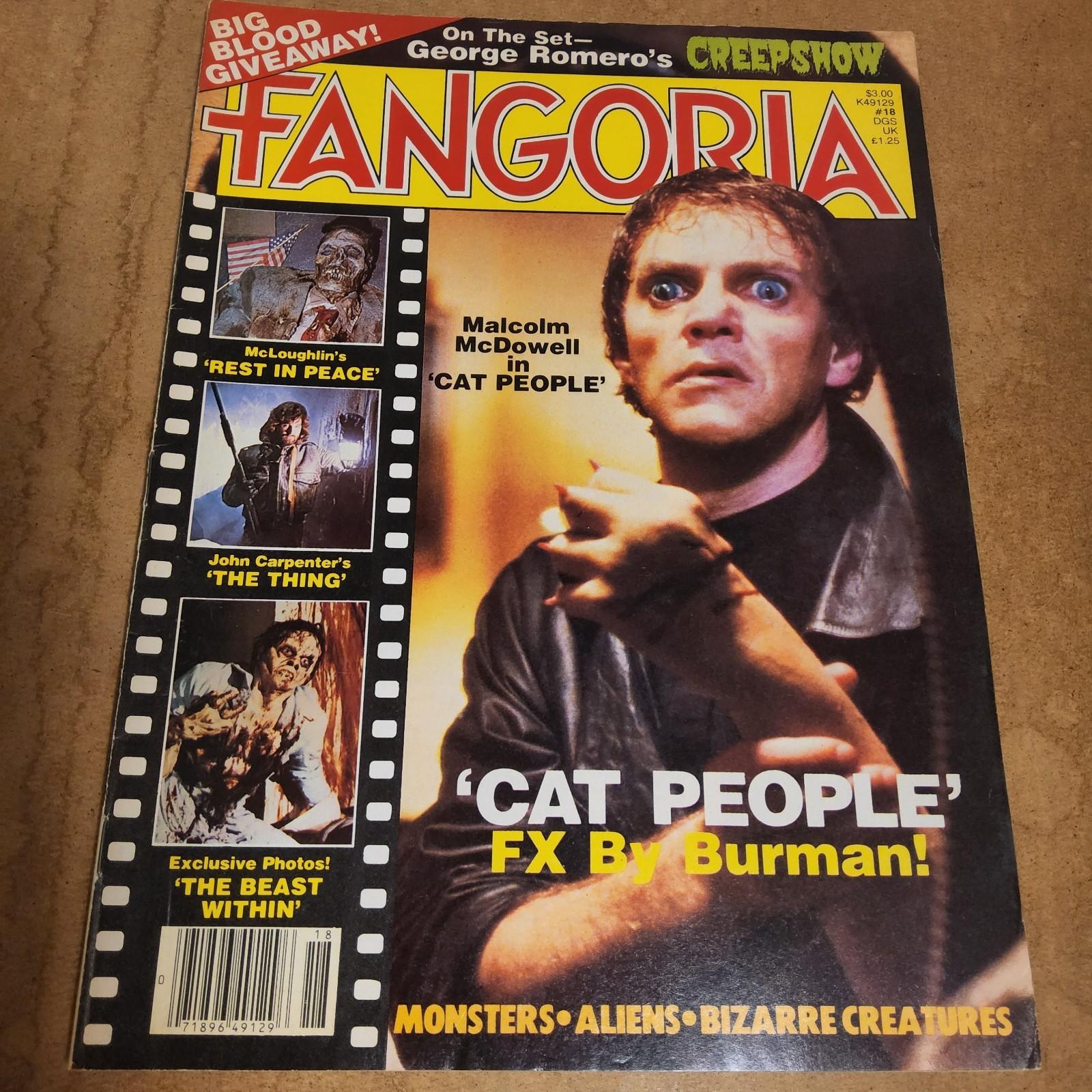 FANGORIA #18 "CAT PEOPLE" CREEPSHOW, THE THING, THE BEAST WITHIN