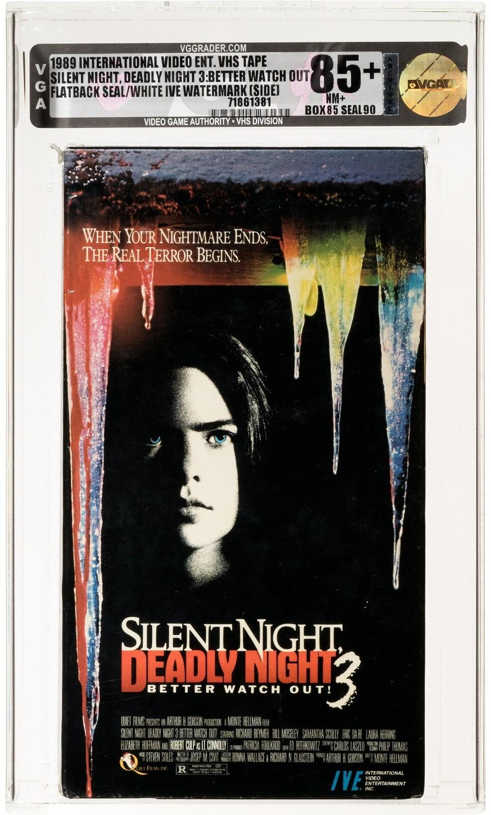 SEALED, Silent Night, Deadly Night 3: Better Watch Out, VHS, VGA [85+], US, 1989