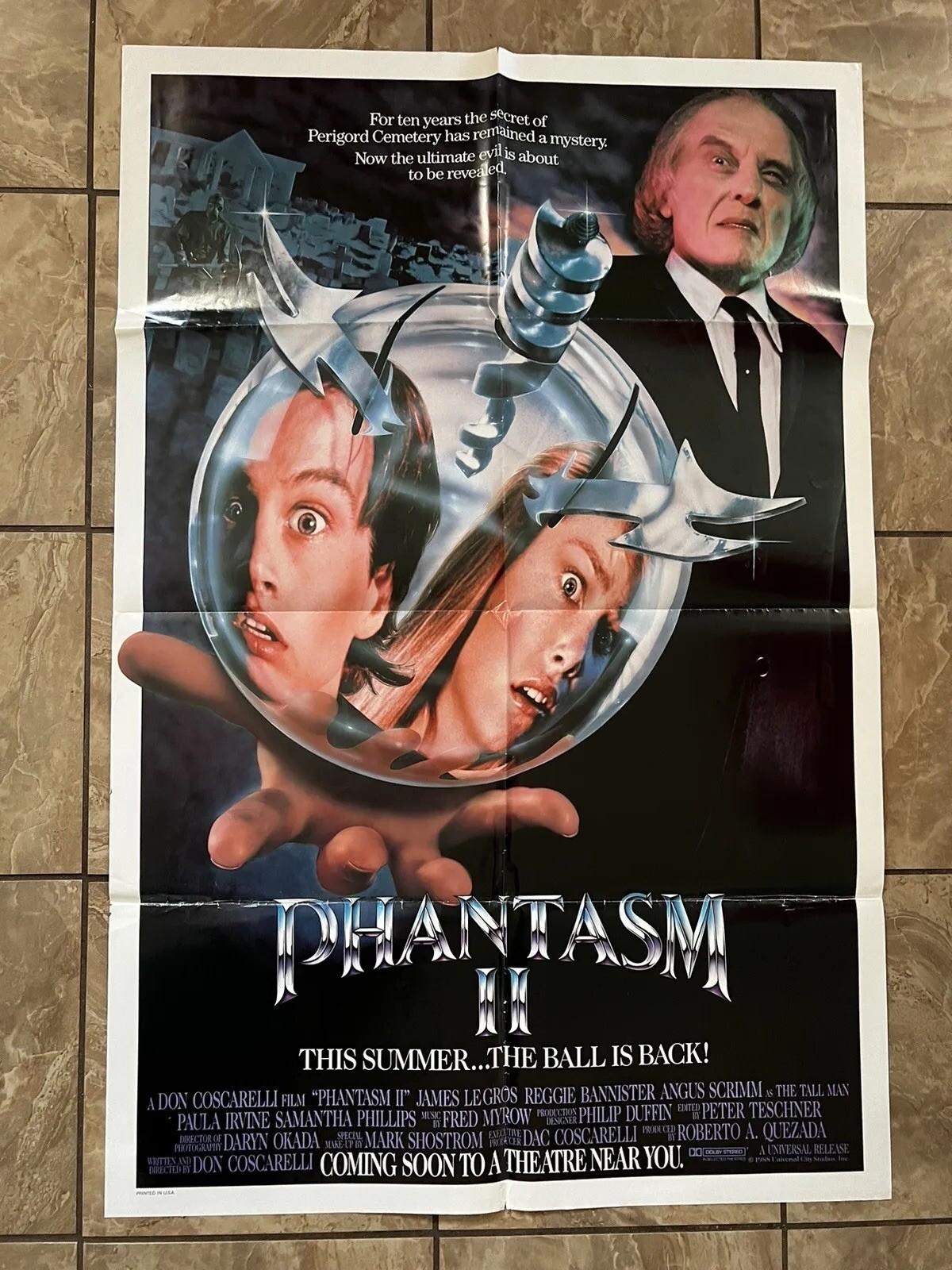 PHANTASM 2 Original One Sheet Movie Poster - 1988