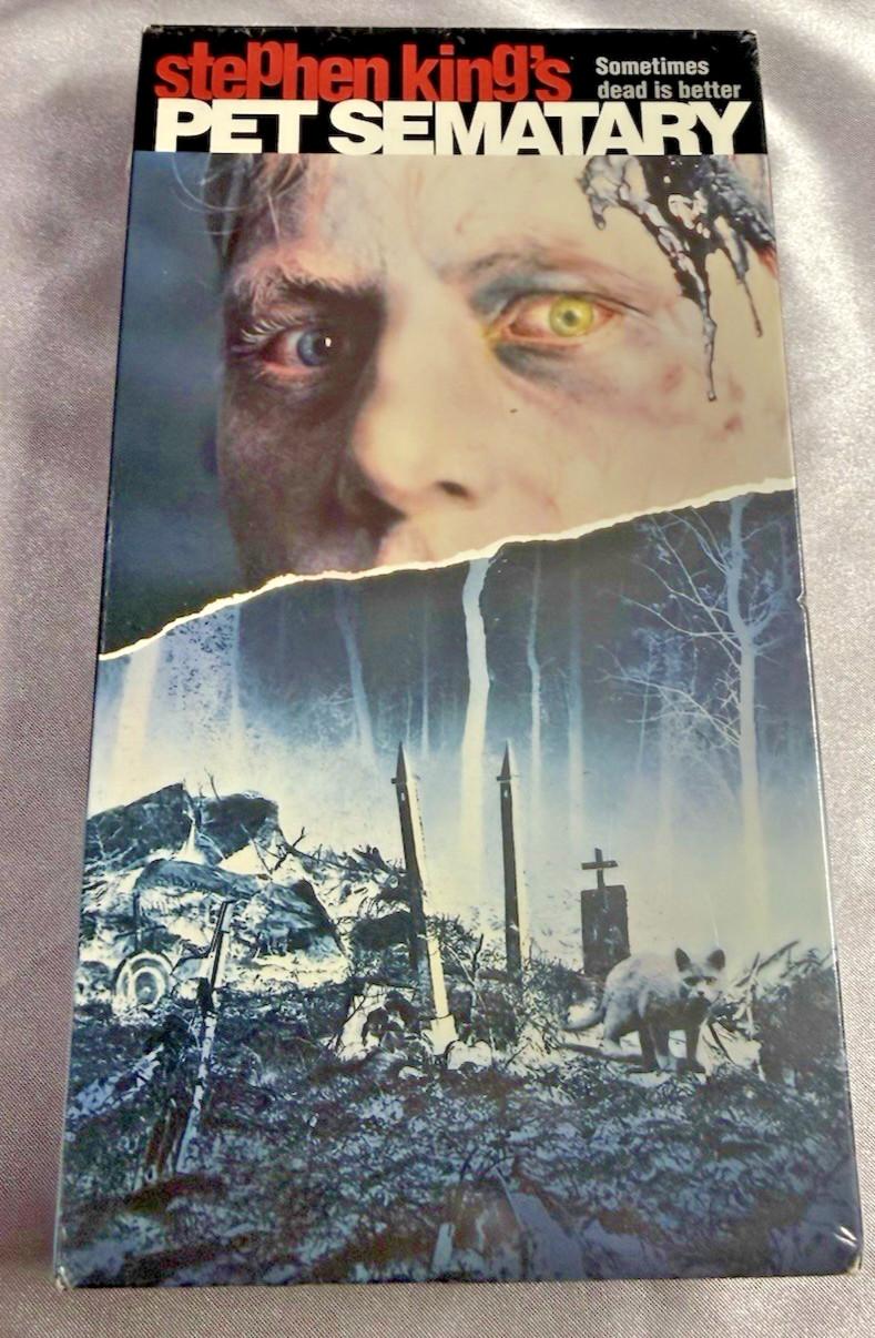 Rare VTG Paramount Stephen King's Pet Sematary Sealed VHS 1992 Brand New Classic