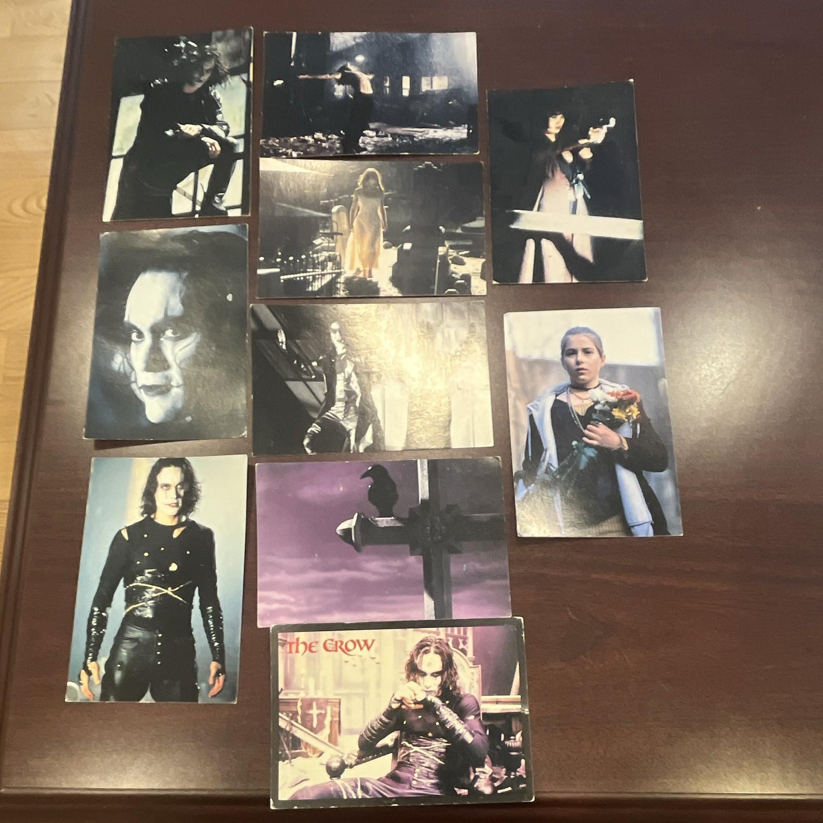 The Crow Movie Collector Cards & Postcards Lot of 9 Original