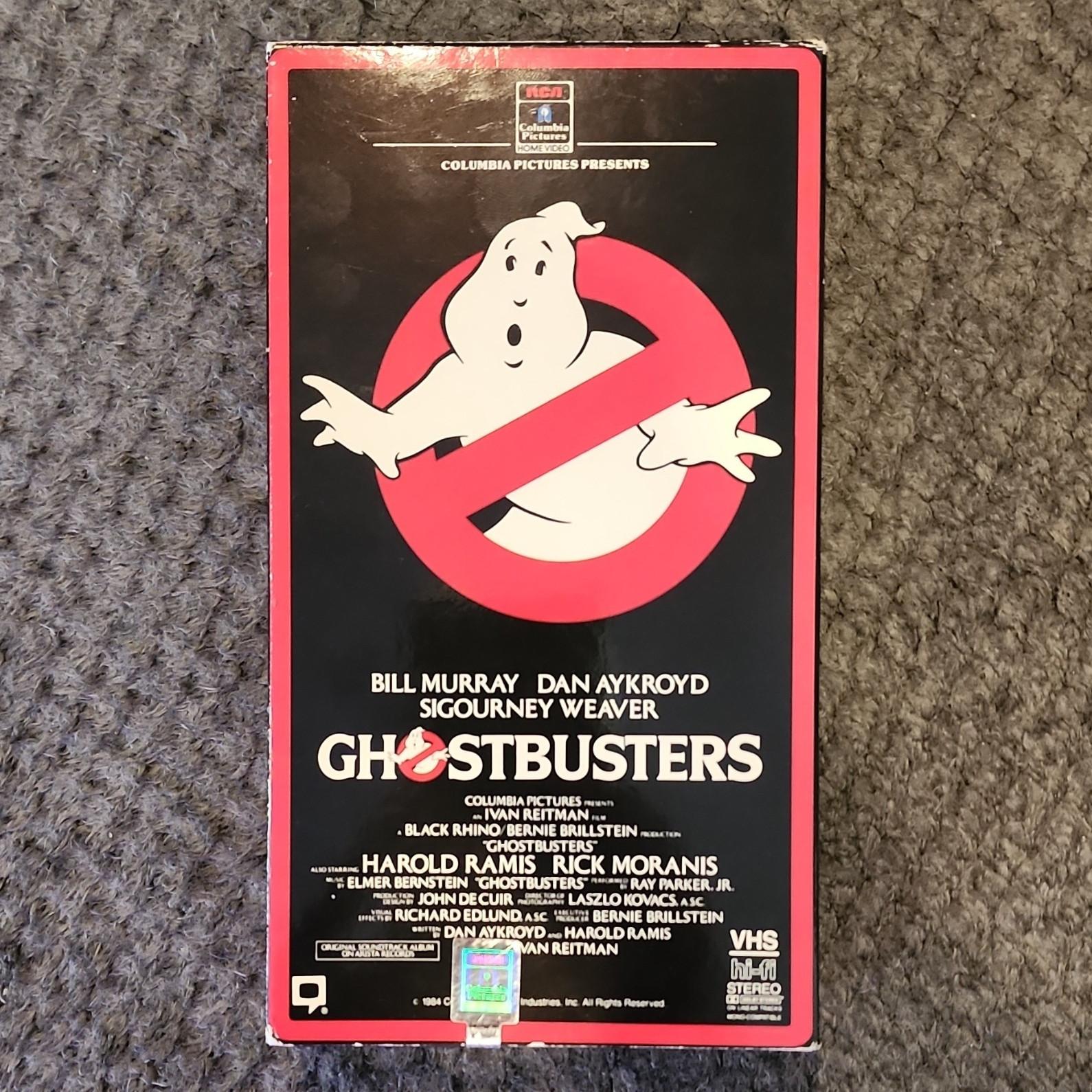 Rare Sealed Red Border Ghostbusters VHS NTSC PG (1984) Slipsleeve, Ivan Reitman