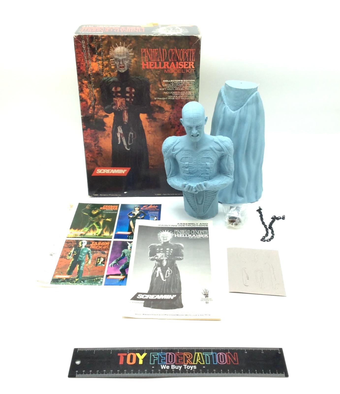 Vintage 1989 Screamin' Products Hellraiser PINHEAD CENOBITE Vinyl Model Kit