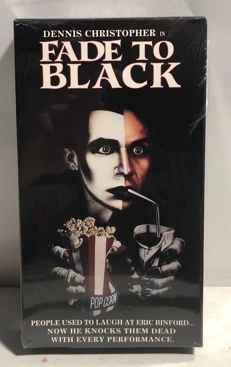 Fade to Black 1980 VHS Dennis Christopher Vintage Horror Cult Classic SEALED