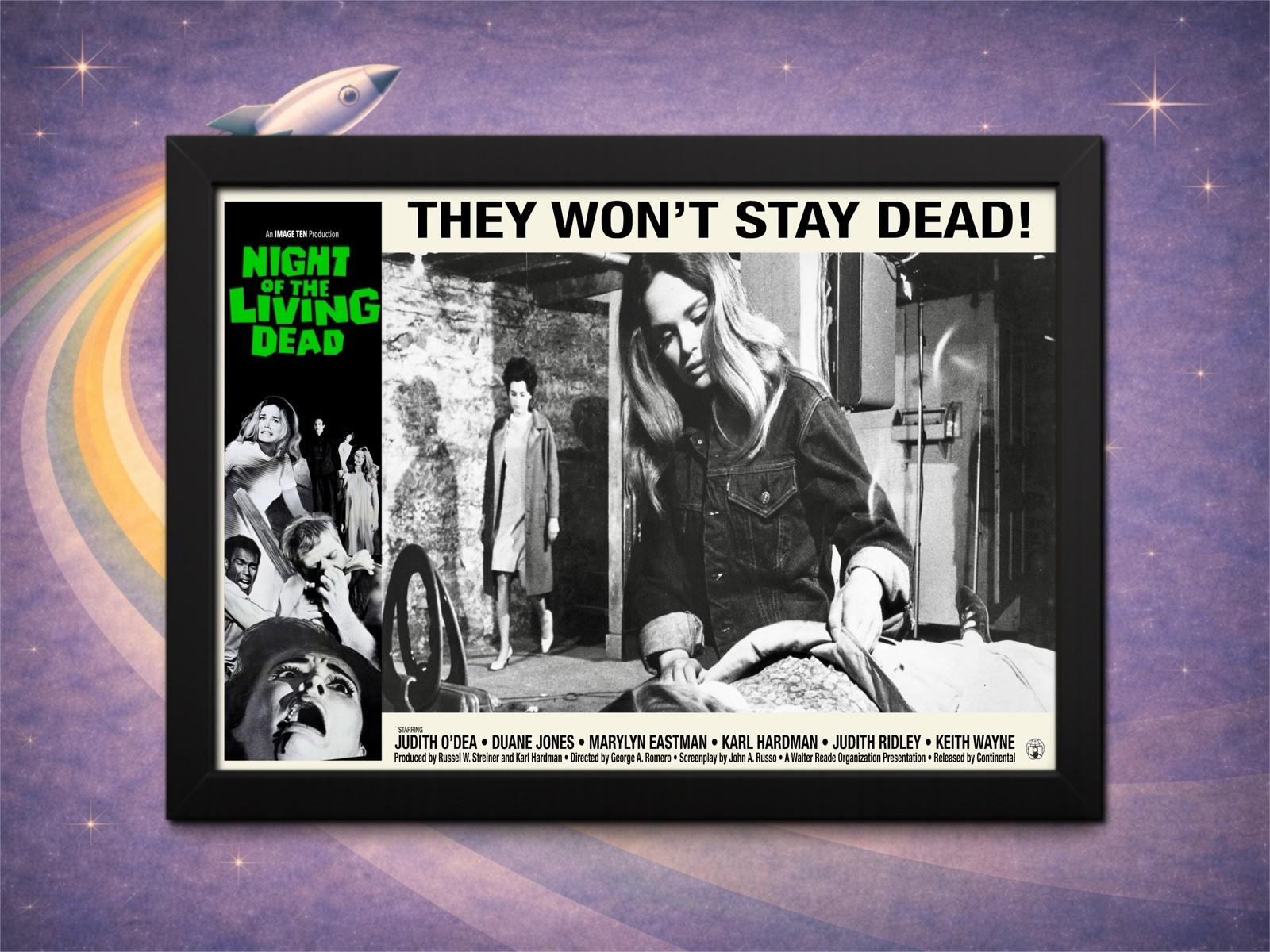 Framed Night of the Living Dead 1968 | Judy Helen Karen | Lobby Card 