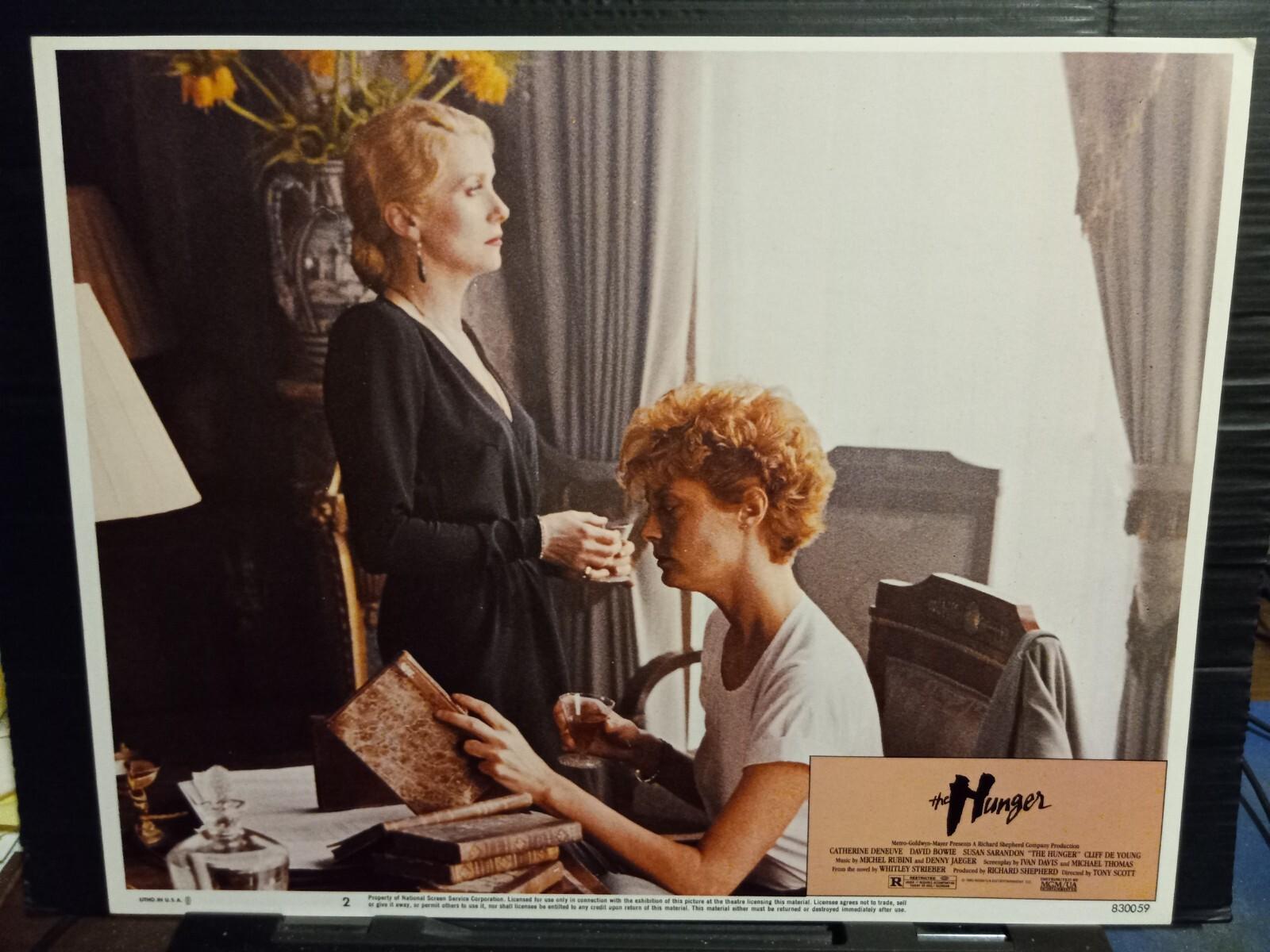 Lobby Card 1983 THE HUNGER Catherine Denueve Susan Sarandon vampire horror