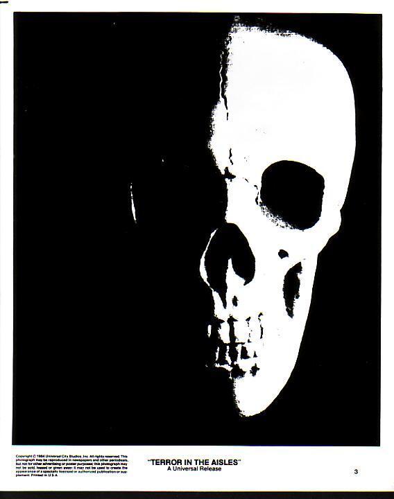 TERROR IN THE AISLES 1984 PROMO 8x10 STILL FN