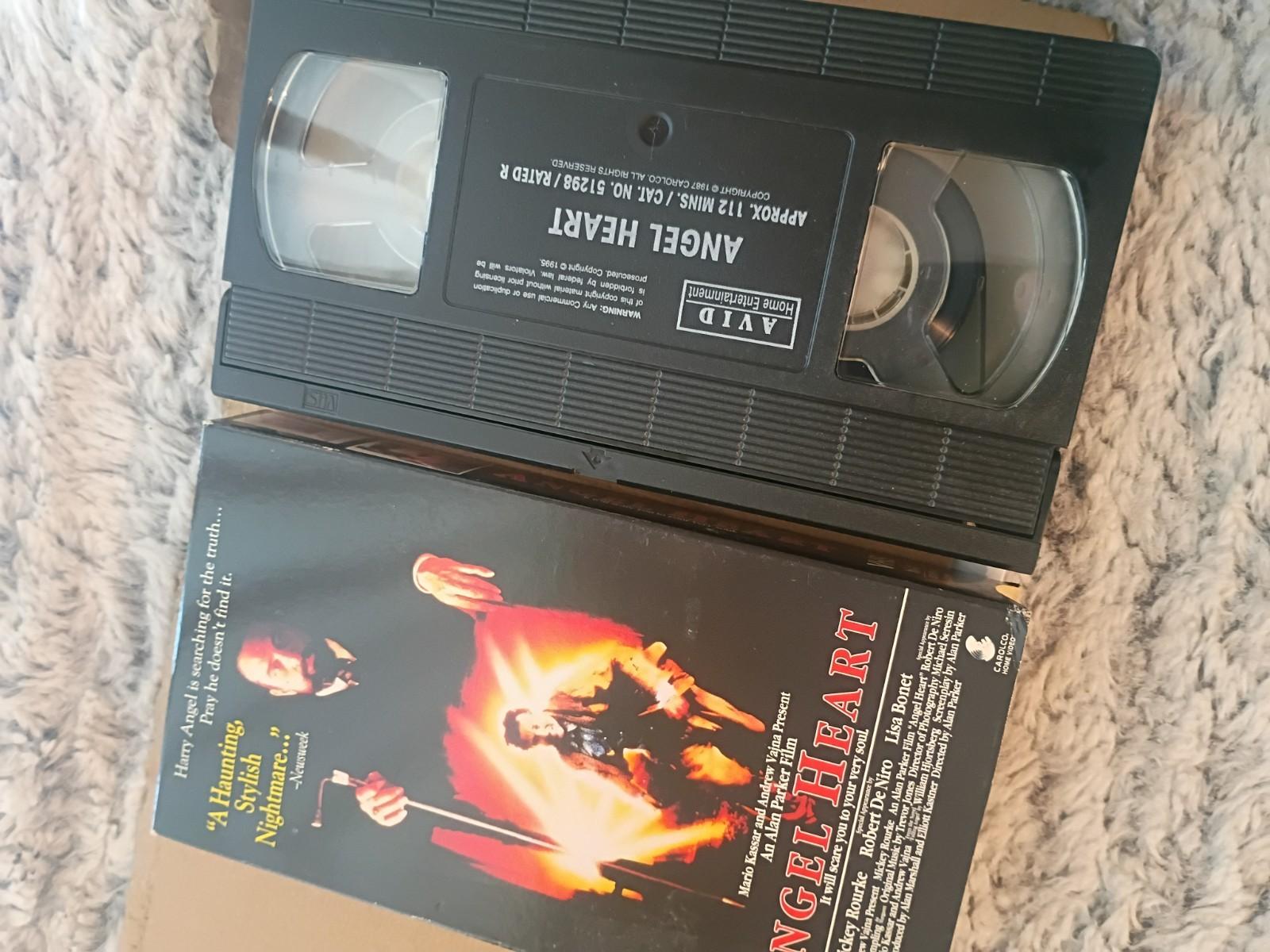 ANGEL HEART 1987 VHS RARE HARD TO FIND VHS TAPE