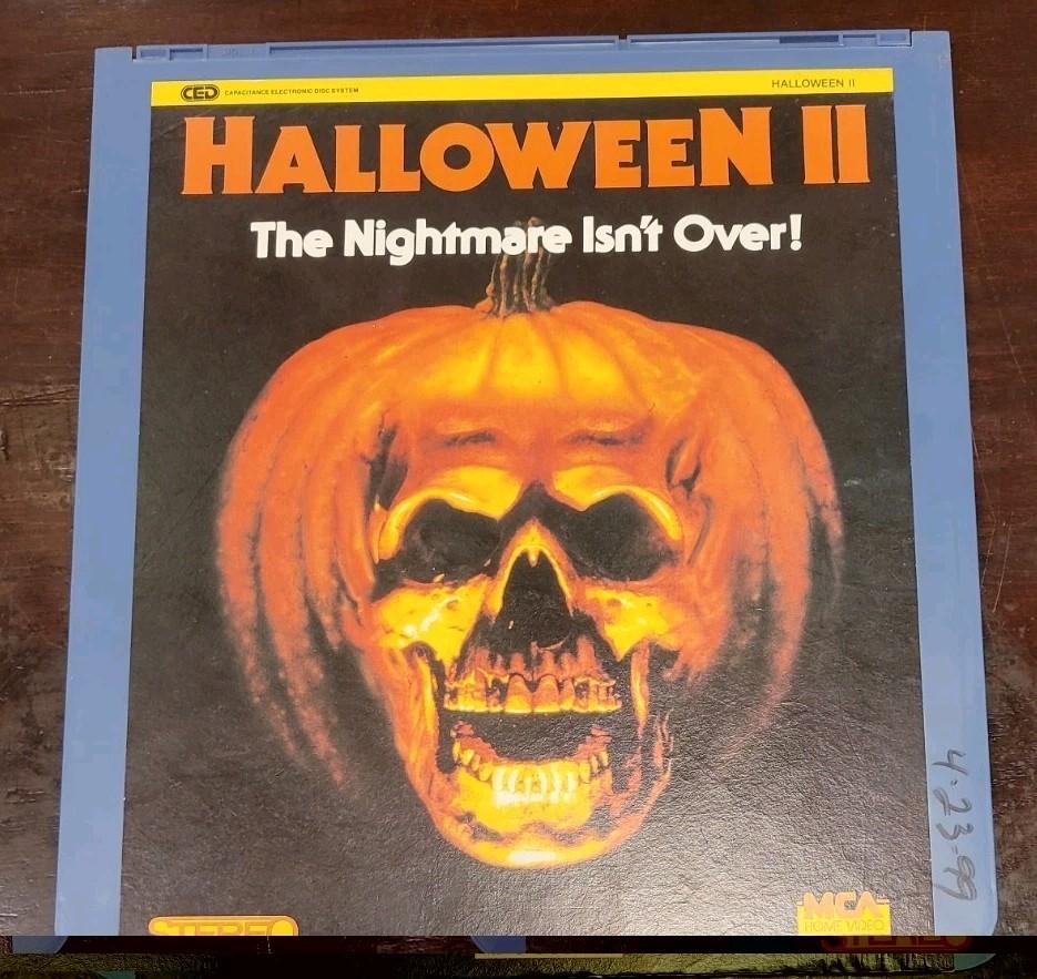Halloween II (Laserdisc) CED Tested And Working Rare!