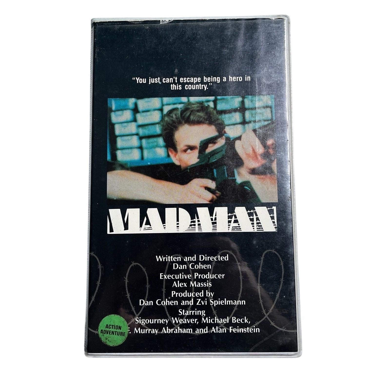 Madman VHS Video Tape Dan Cohen Sigourney Weaver Clamshell Rare HTF VCI Release