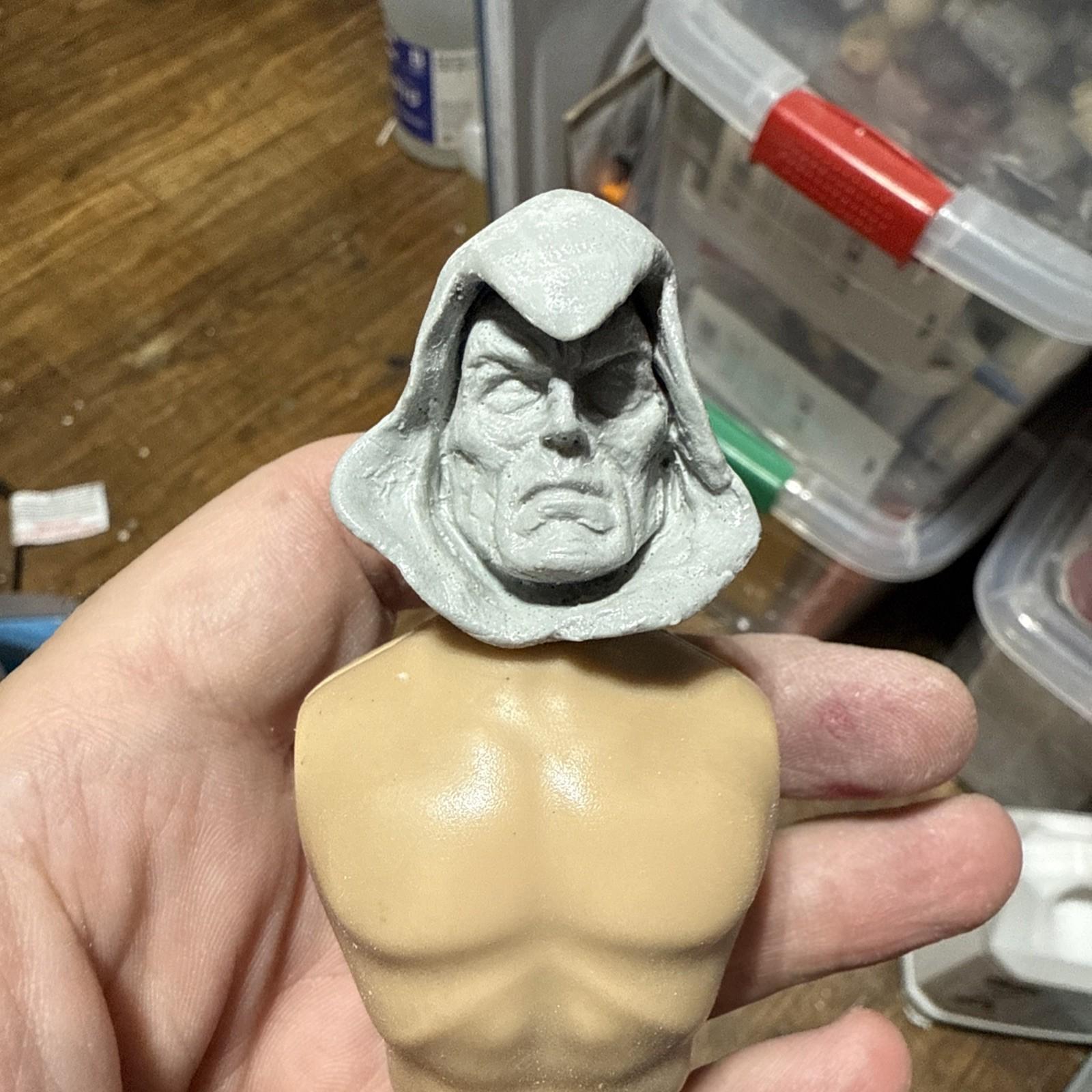 Mego FTC Zica Dc Retro Custom JSA The Spectre Head For 8” Figure 1/9